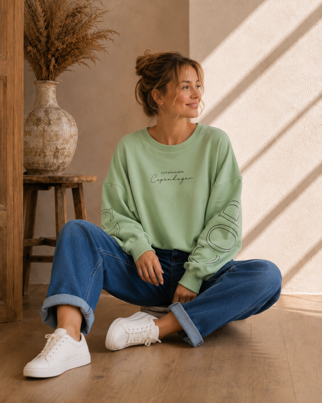 Sweatshirt Copenhagen I NO. SW0016 I lässiger Oversize-Look I Made in Italy 34-42/44