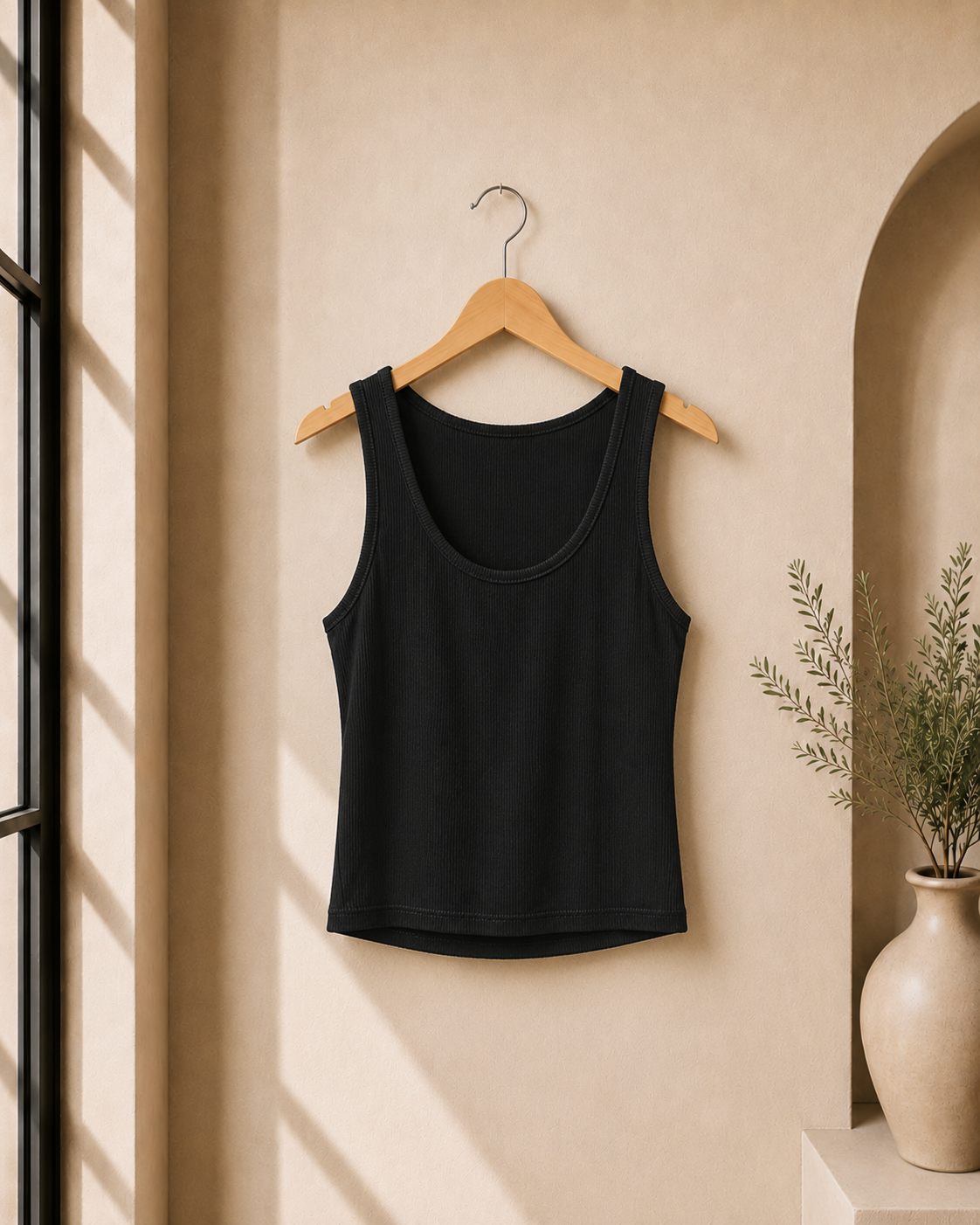 Top Uni Basic aus Bambus I T0039 I Made in Itlay 34-40