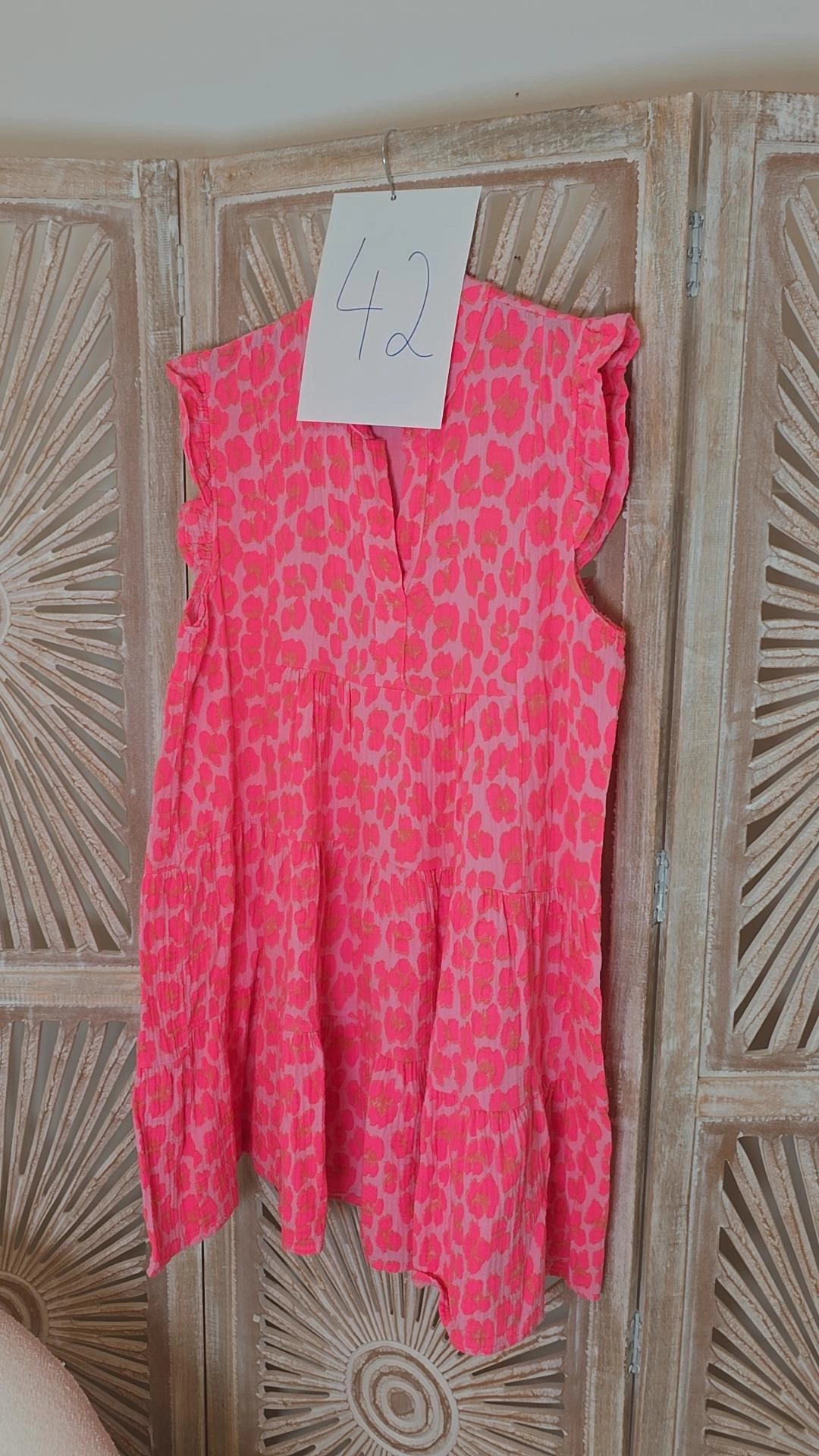 EINZELSTÜCK TAMI rosa-neonpink-taupe 42