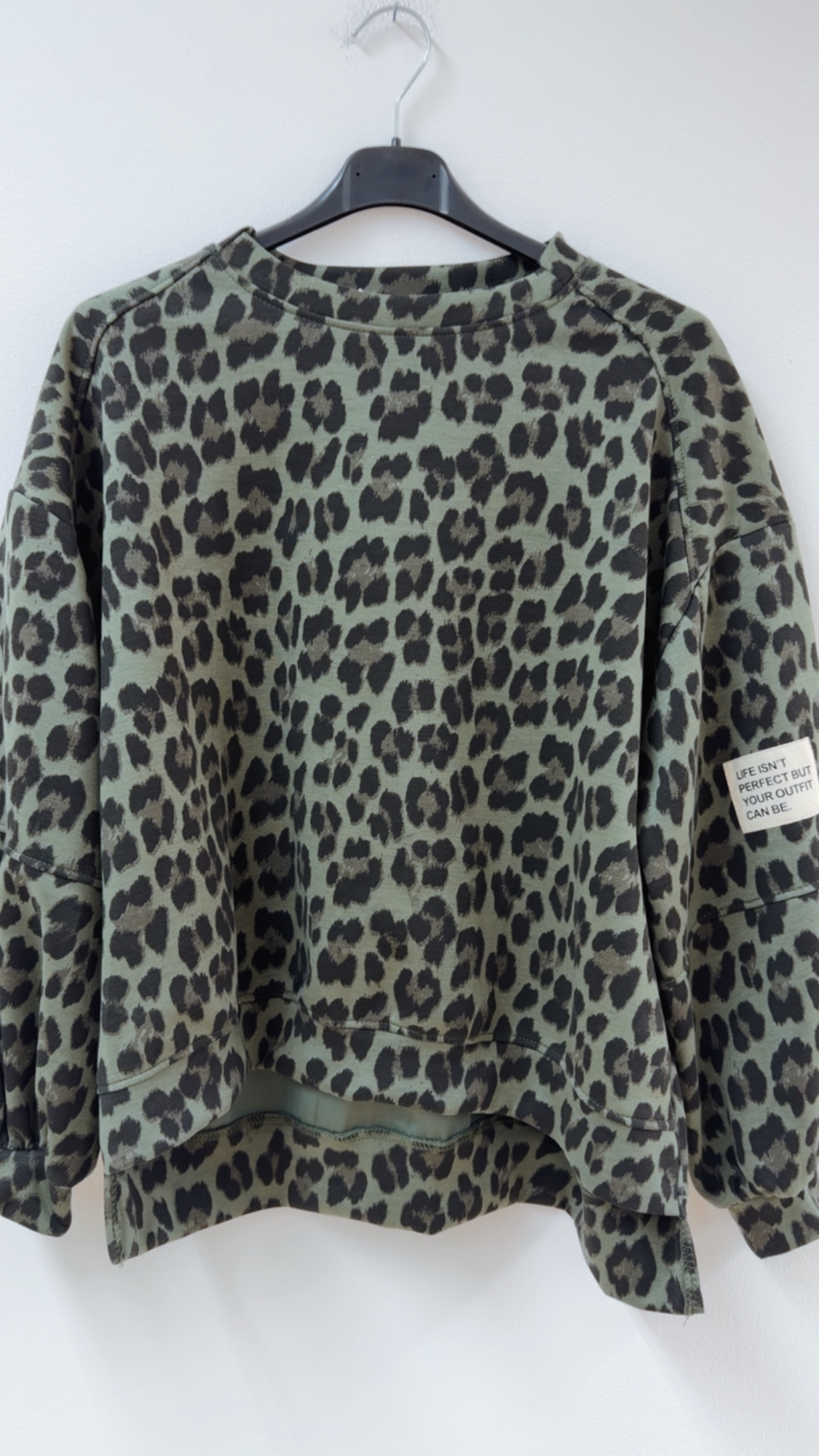Sweater Leo Patch Juna Made in Italy 34-42 Sweatshirt