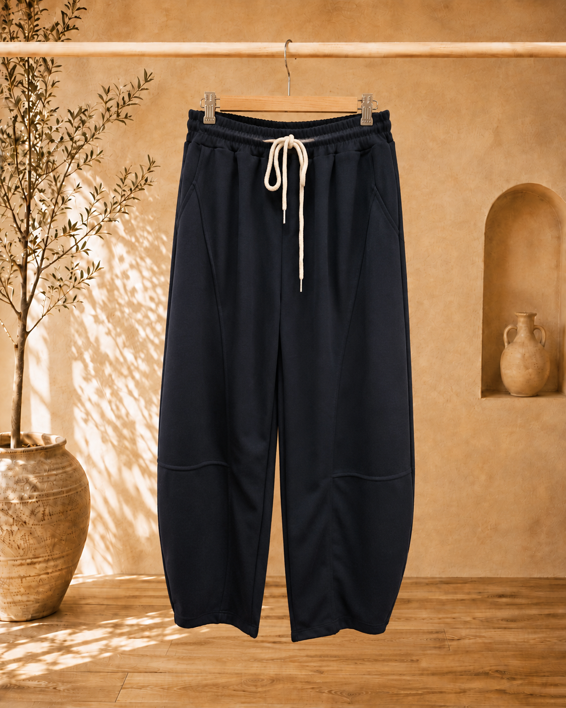 Ballon-Jogpant Amaris – lässige Basic Pants für jeden Tag Made in Italy 34-42/44