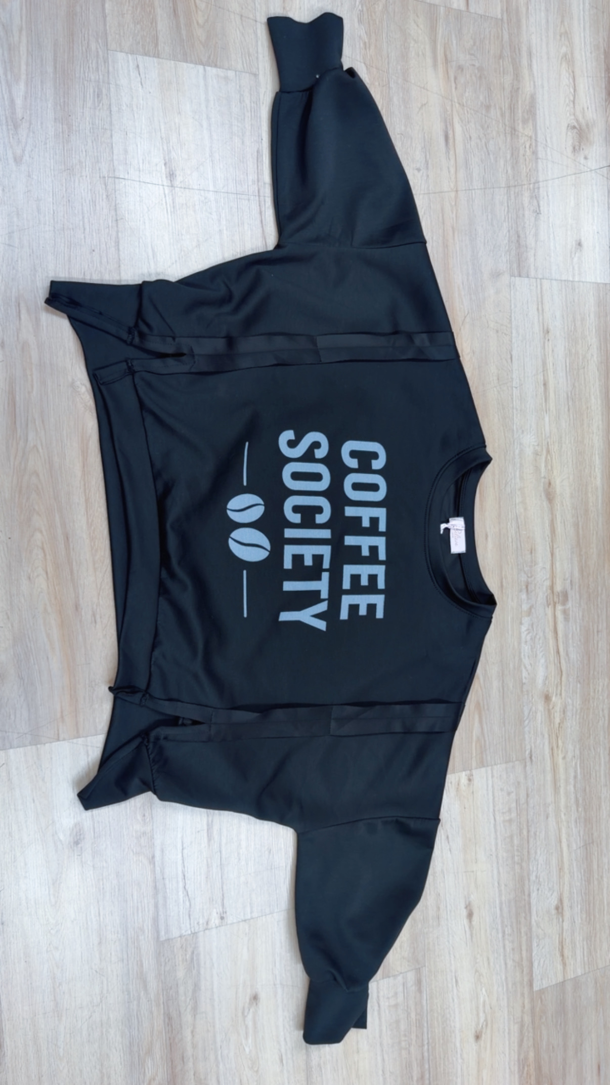 Sweatshirt aus Butterstoff COFFEE SOVIETY SW0177 I Made in Italy 34-42/44