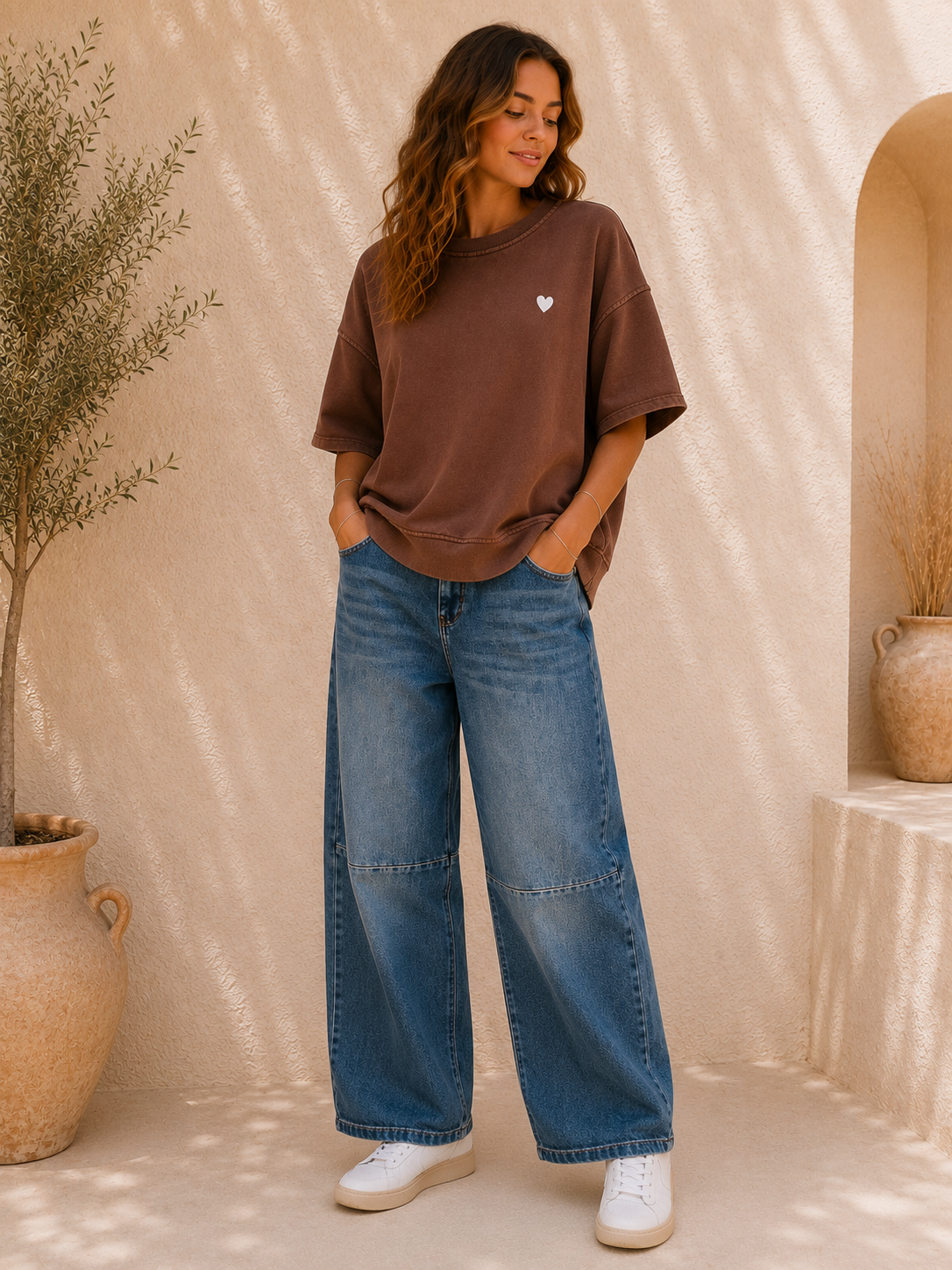 T-Shirt Sweater Cinderella Herz Made in Italy 34-42/44