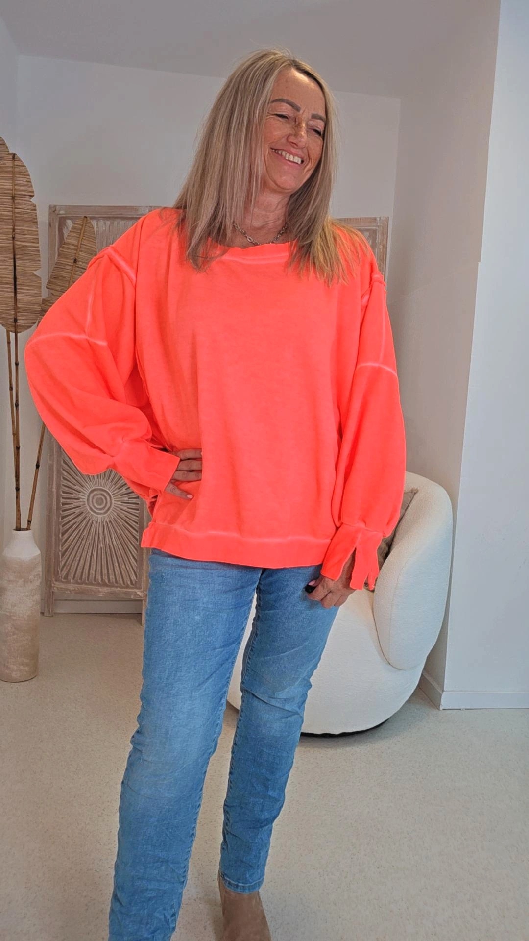 OVERSIZE SWEATER CARLOTA UNI Made in Italy 34-44/46