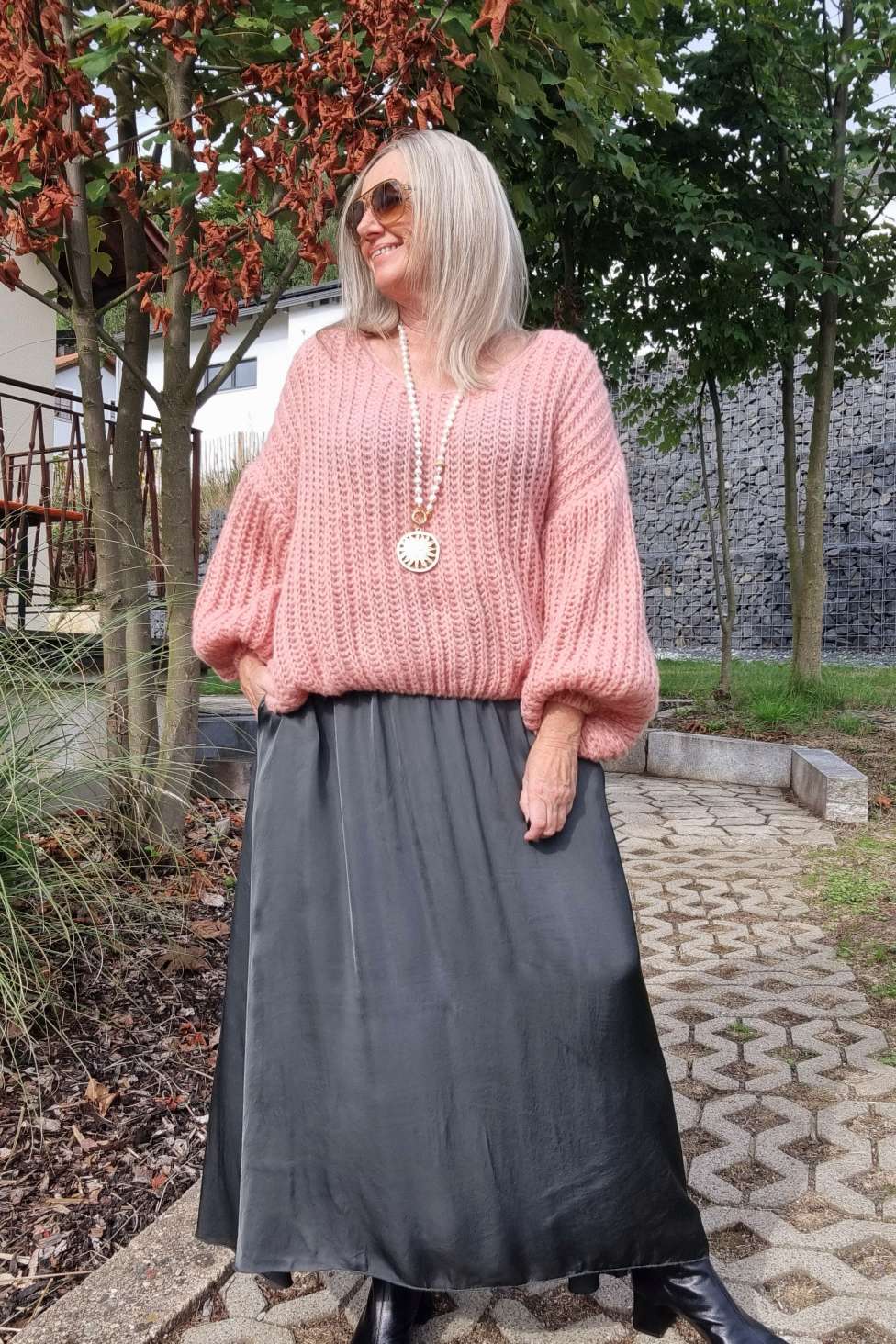 OVERSIZE KNIT SWEATER MALENA KORALLE Strickpullover Pullover 34-42/44 Made in Italy versch. Farben OVERSIZE KNIT SWEATER MALENA KORALLE Strickpullover Pullover 34-42/44 Made in Italy versch. Farben