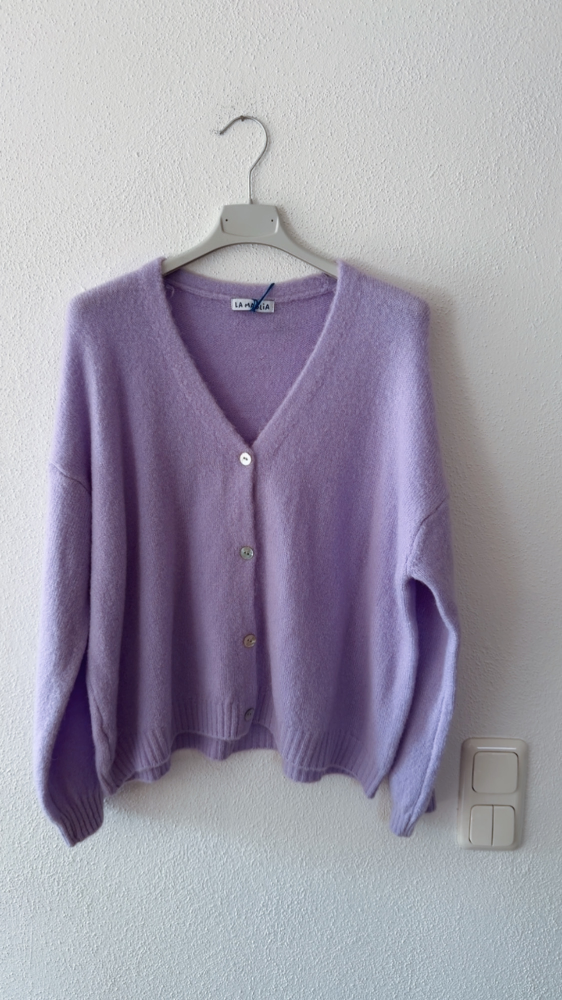 EDLER STRICK CARDIGAN OSLO Alpaka Strickjacke Made in Italy 34-42
