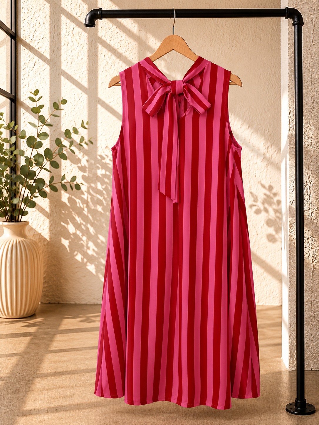 Kleid Elowen Blockstreifen Made in Italy 34-42