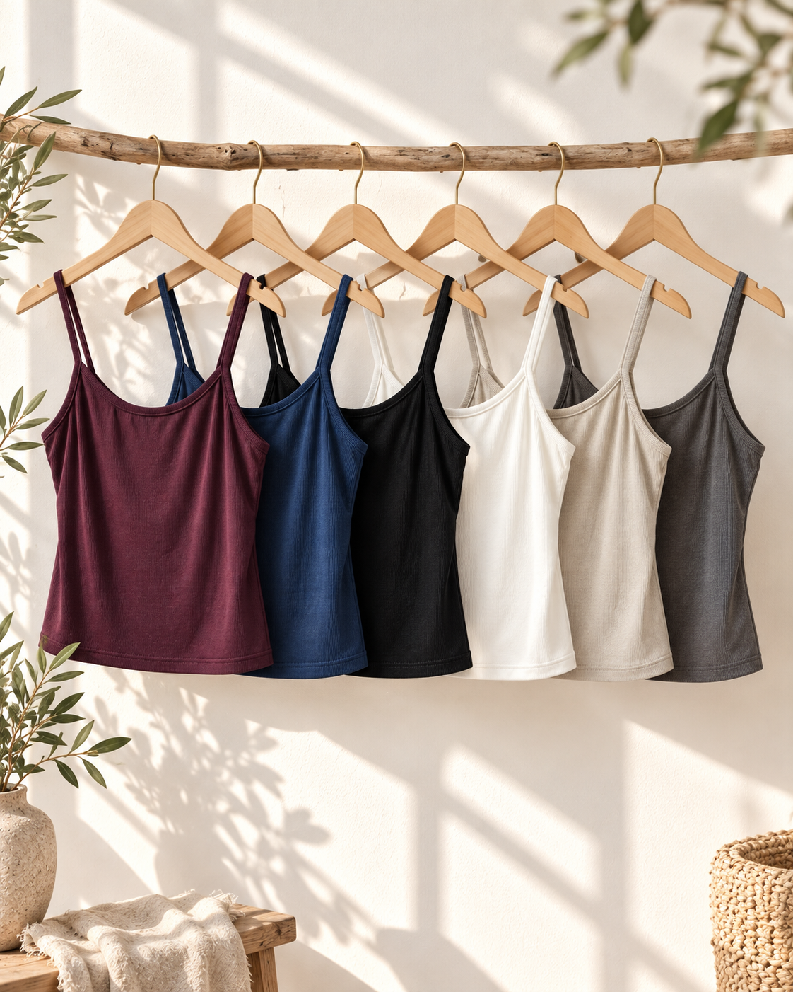 ✨ Bamboo Rib Top – T0104 | Made in Italy Gr 34-40/42