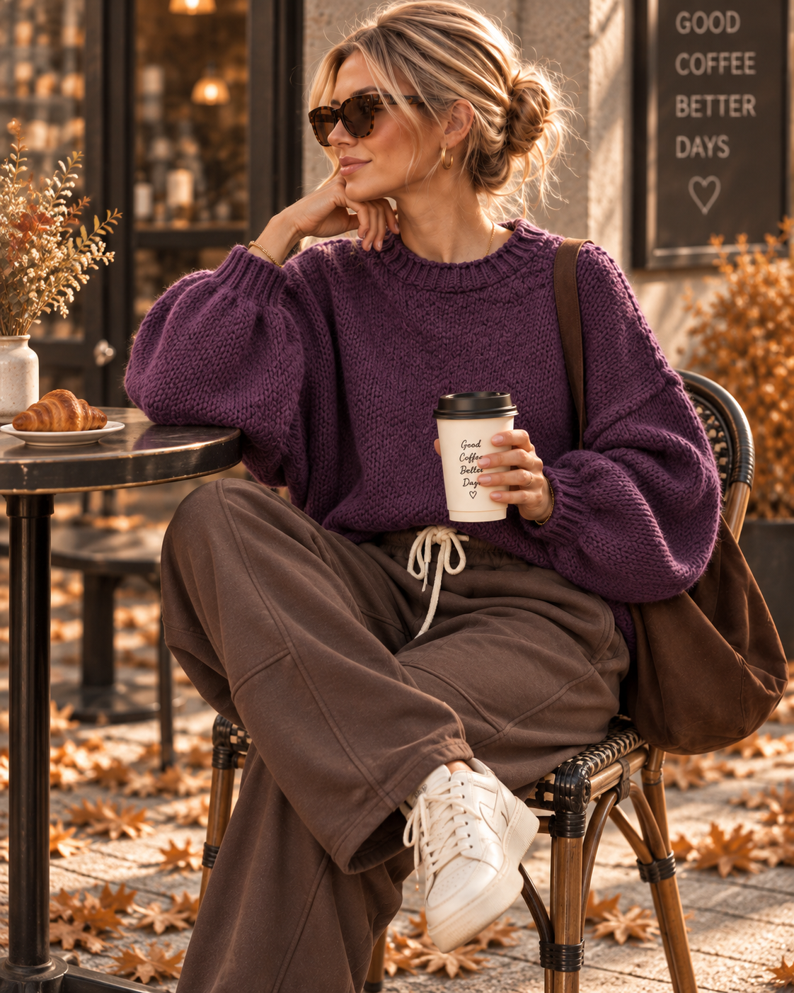 Soft Touch Oversize Pullover I SP0152 I 34 - 44 I Made in Italy