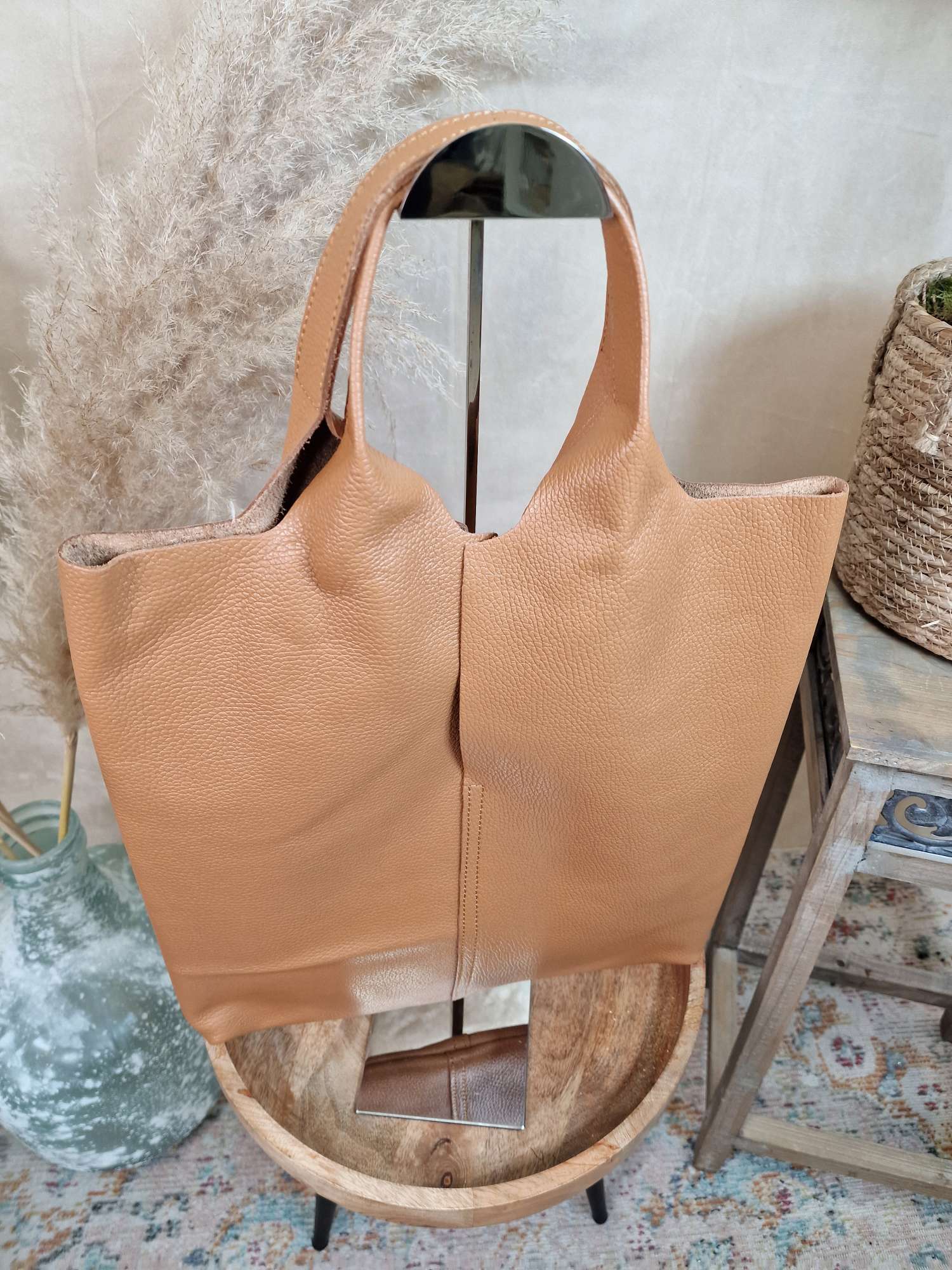 LEDER SHOPPER ADAM CAMEL Made in Italy Echtleder Tasche Schultertasche versch. Farben LEDER SHOPPER ADAM CAMEL Made in Italy Echtleder Tasche Schultertasche versch. Farben
