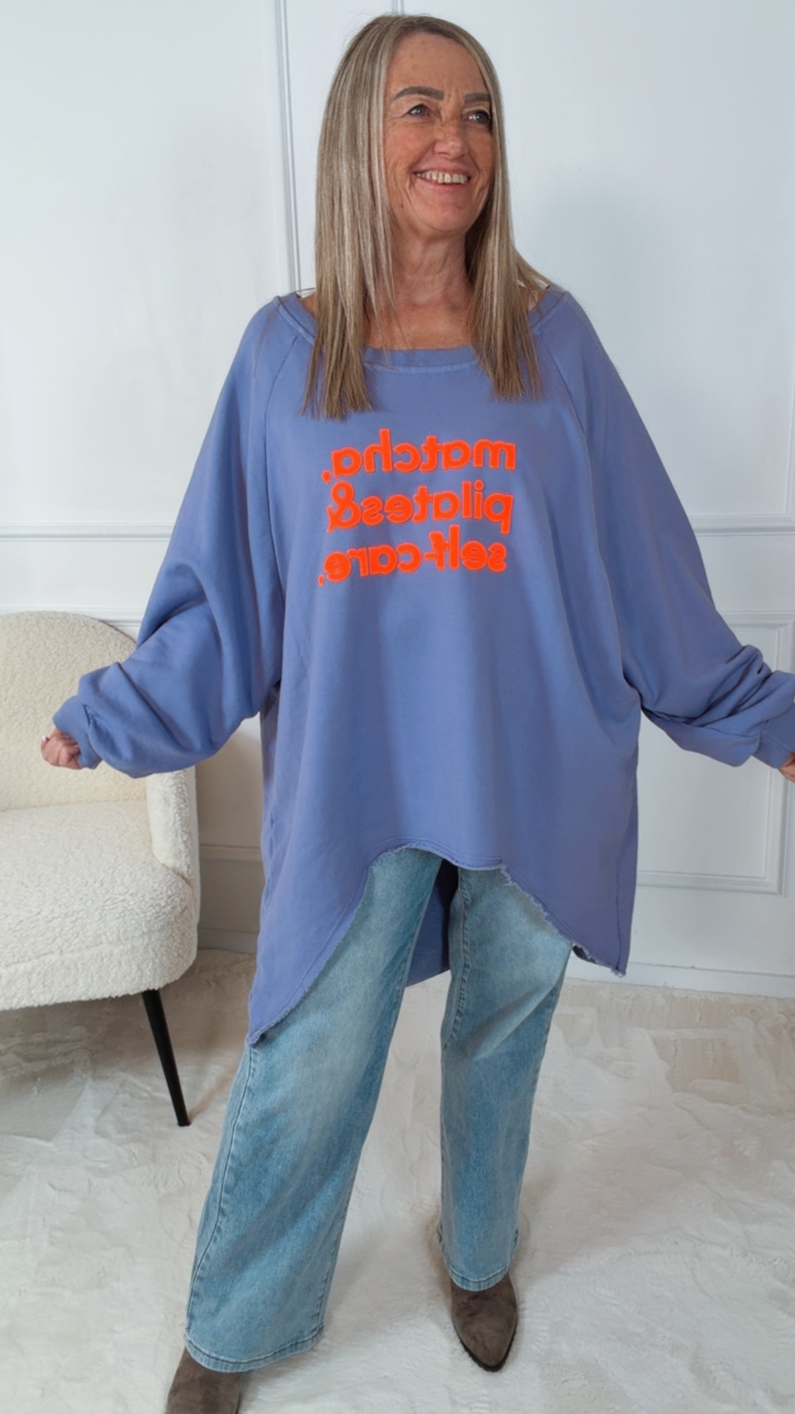 VOKUHILA-SHIRT AZZURRA VITA Made in Italy 34-44/46