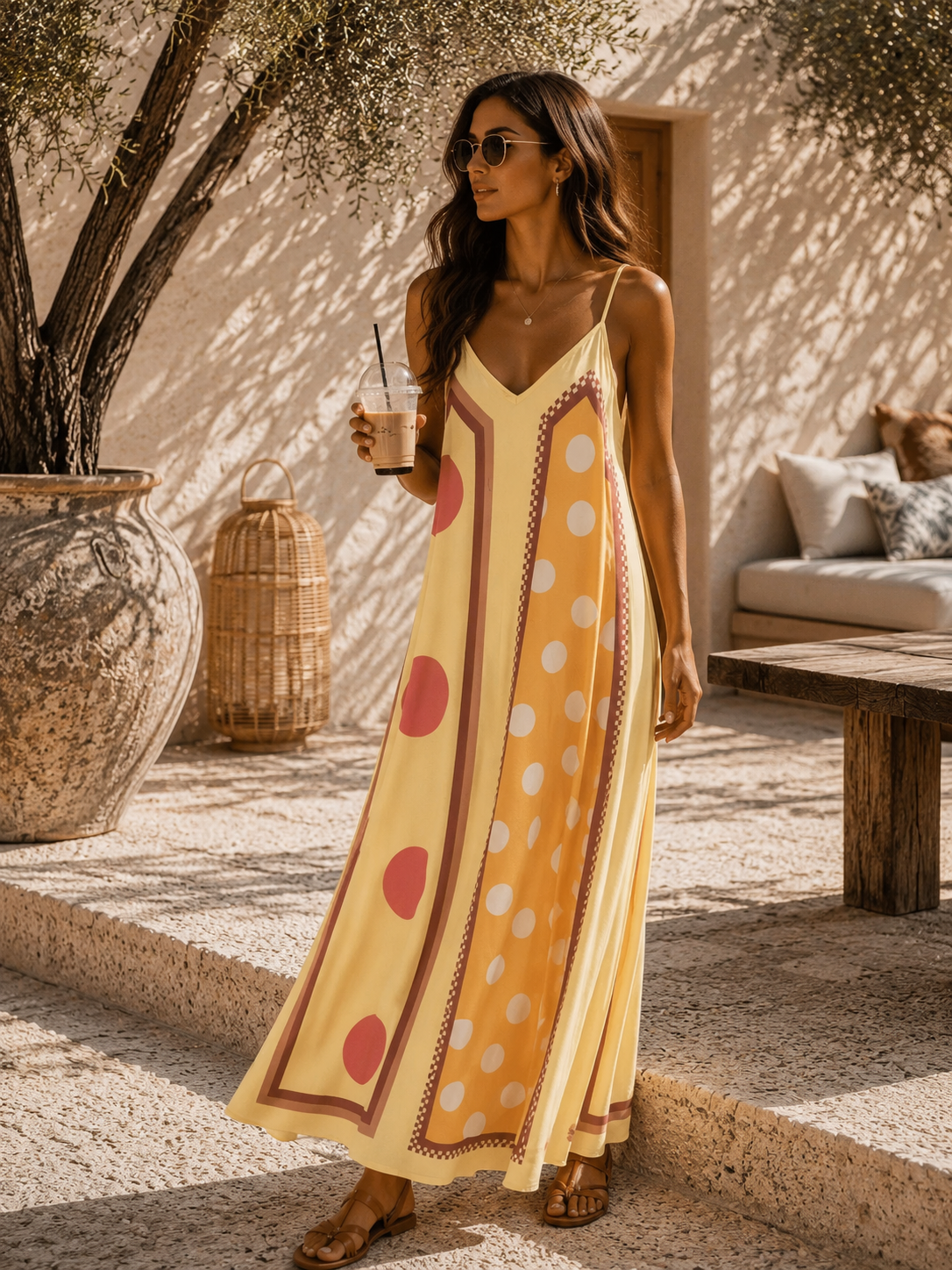Polka Dots Kleid Ronda – Made in Italy | passend bis Größe 42
