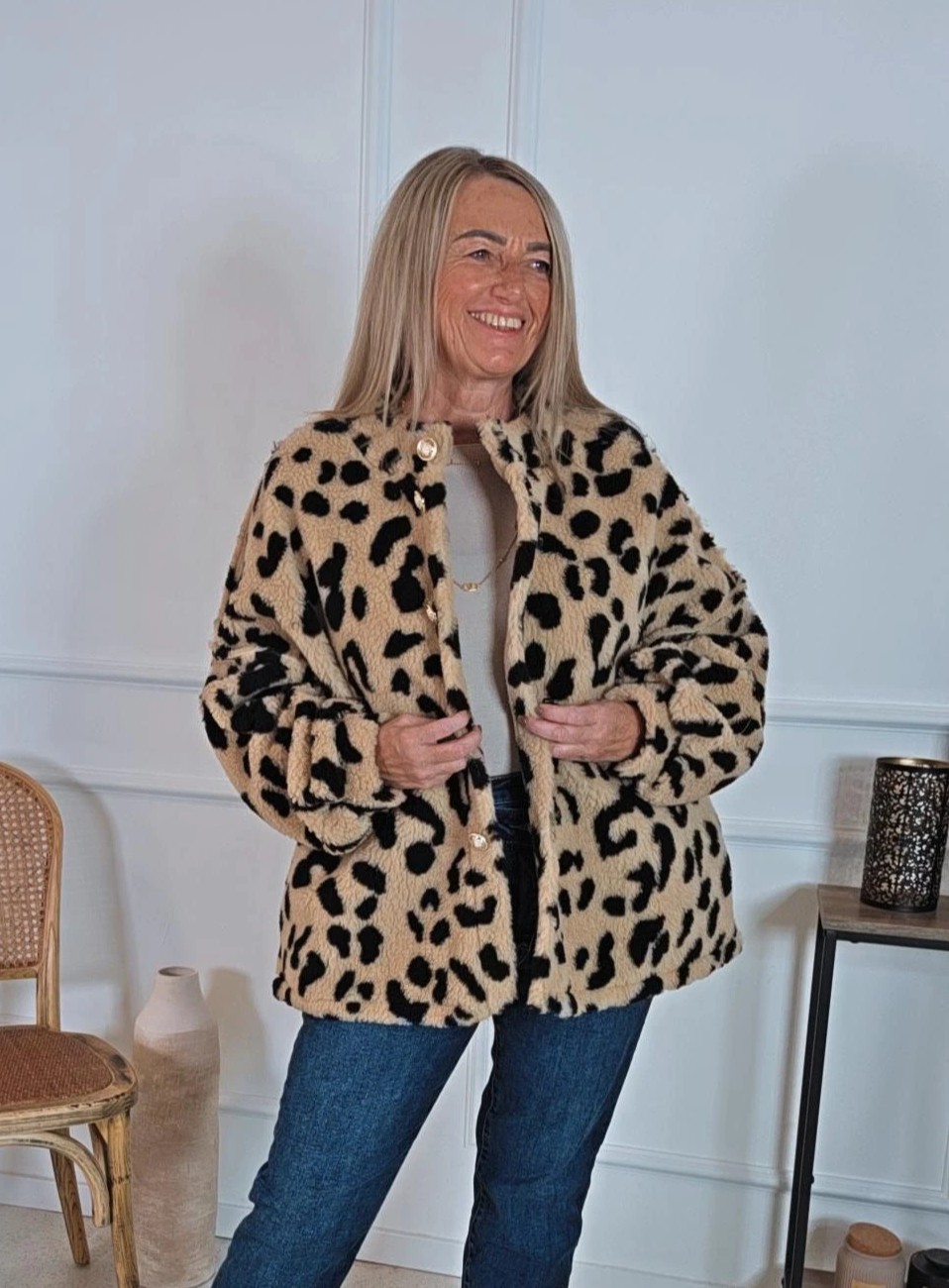 TEDDYJACKE TONI LEO 34-42  Made in Italy Jacke