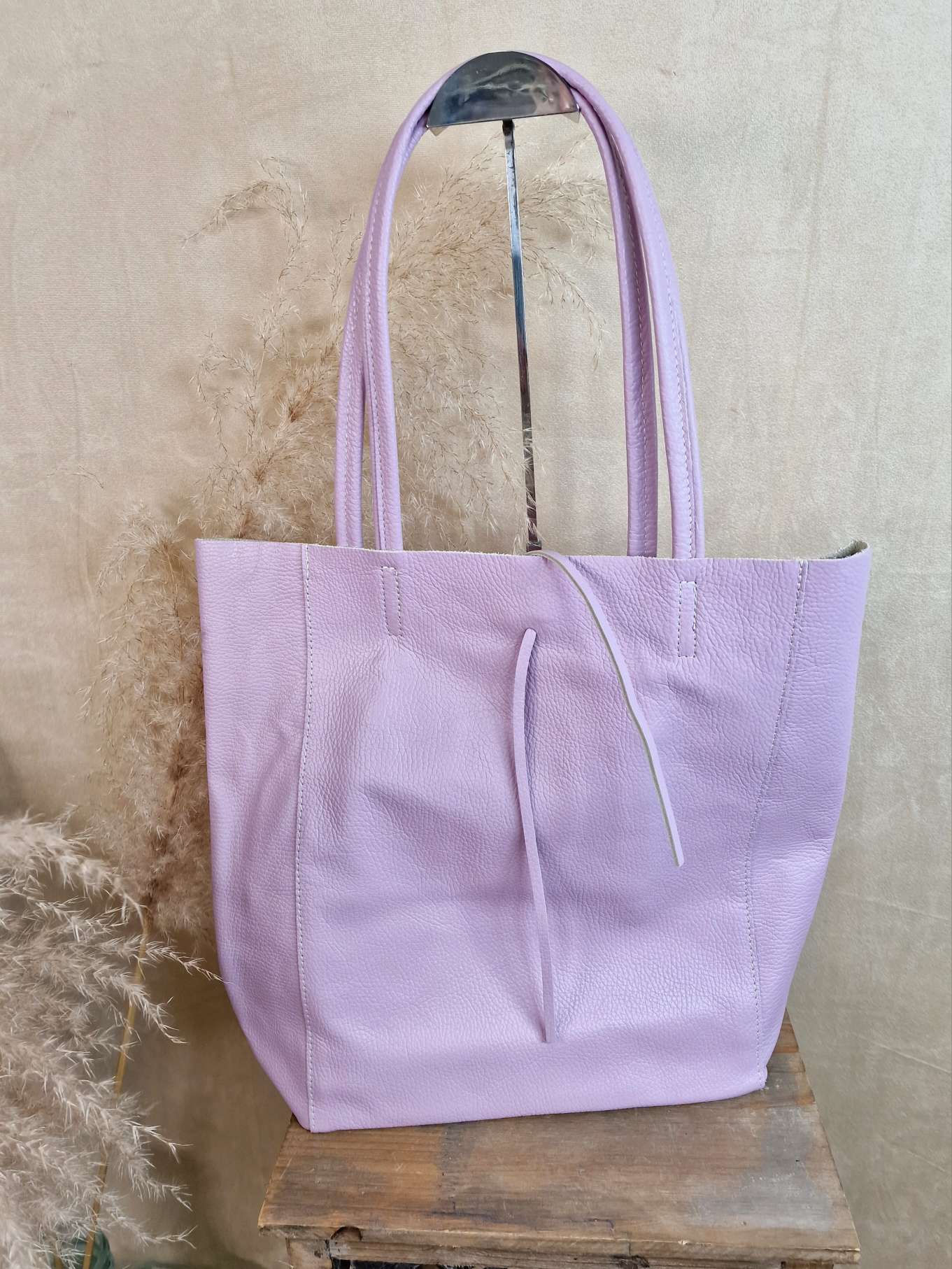 BASIC LEDER SHOPPER MARA FLIEDER  Made in Italy Ledertasche Tasche 