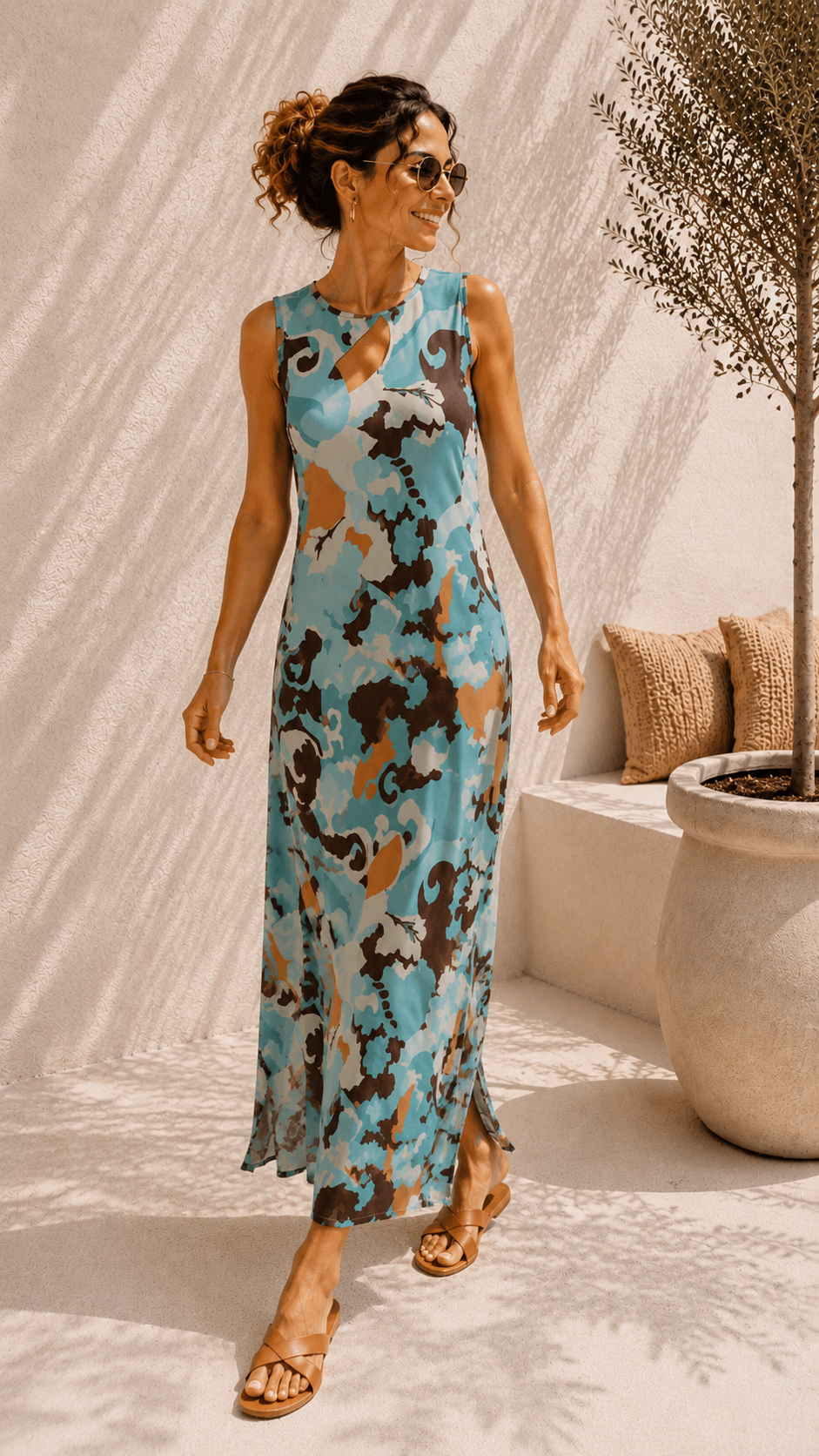Exklusives Maxi-Kleid Palmanova ✨ Luxury Collection • Premiumqualität