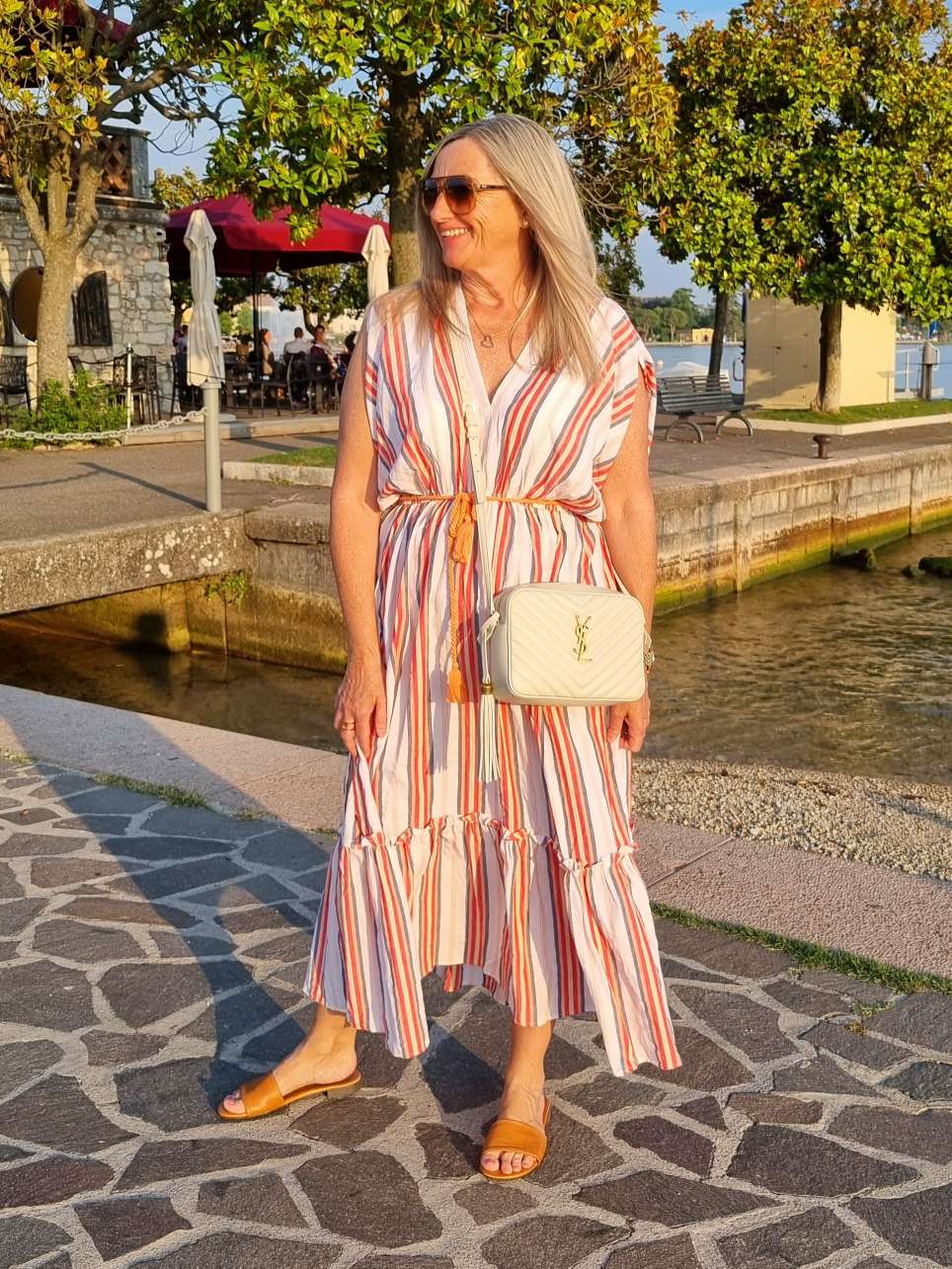 MAXI DRESS RIVA 34-42 Made in Italy Maxi Kleid Sommer Strandkleid MAXI DRESS RIVA 34-42 Made in Italy Maxi Kleid Sommer Strandkleid