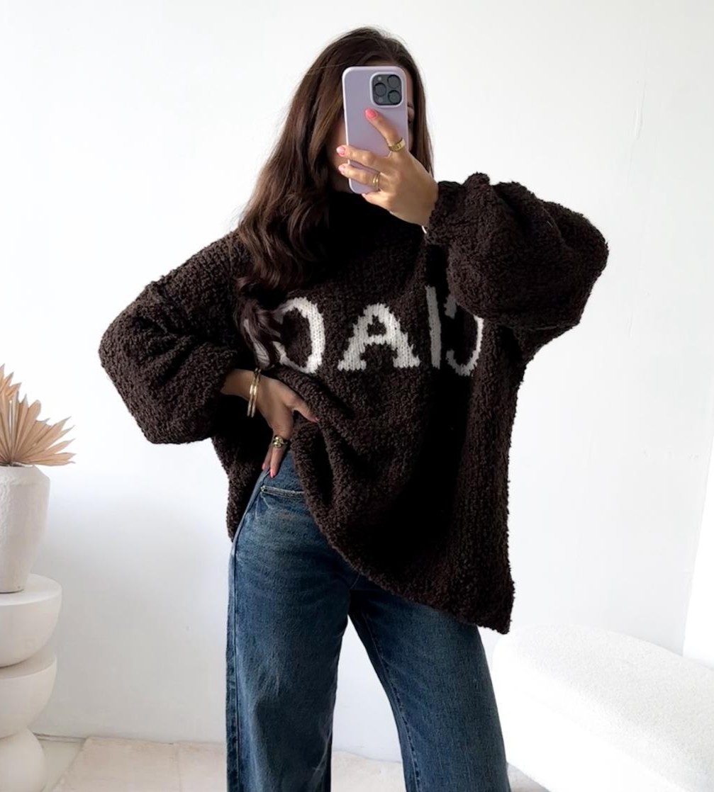 COZY KNIT SWEATER FIETE Made in Italy 34 - 48 Strickpullover Pullover Boucle