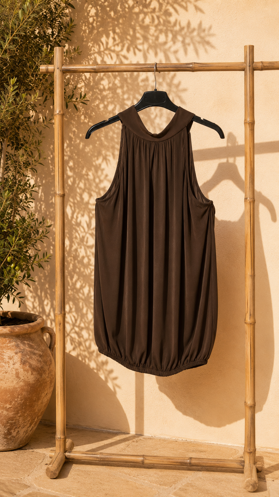 Neckholder-Top Nuru Uni Made in Italy 34-40/42