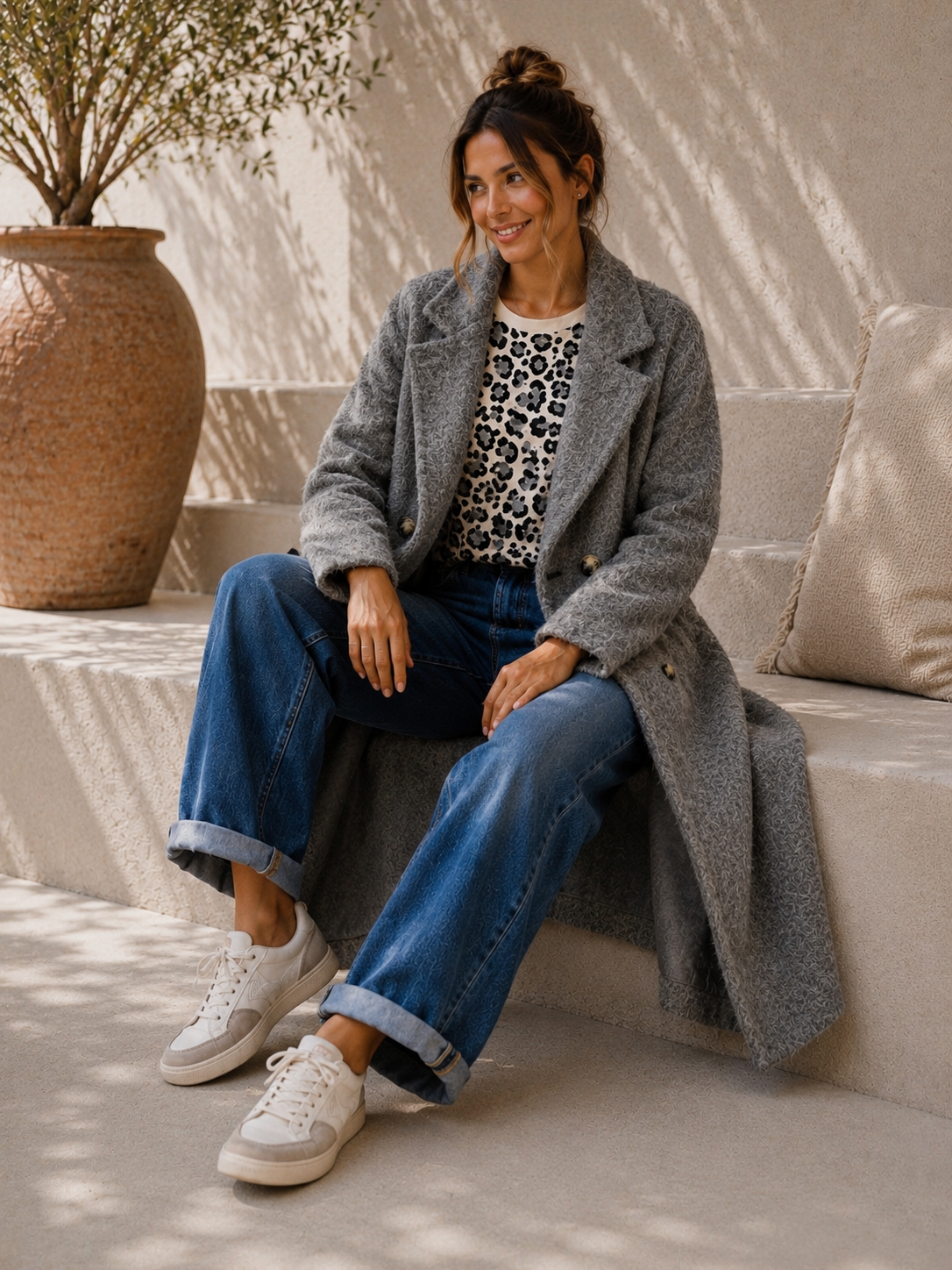 TREND MANTEL ELVIRA 36 - 42 Trench Coat Made in Italy
