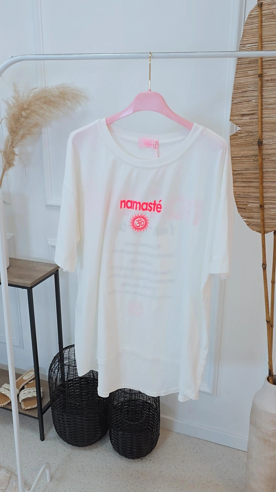 BASIC SHIRT JOGAN Namaste Rules Vokuhila Made in Italy 36 -42