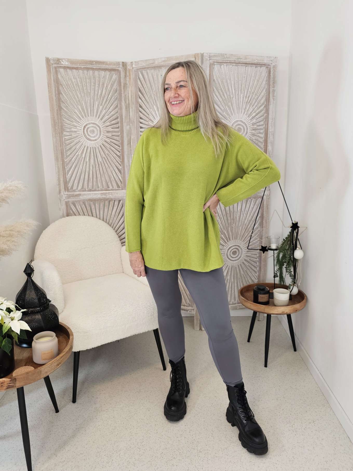 LIGHT KNIT ROLLKRAGEN ROSI Made in Italy 34 - 42 Pullover Turtleneck Sweater LIGHT KNIT ROLLKRAGEN ROSI Made in Italy 34 - 42 Pullover Turtleneck Sweater