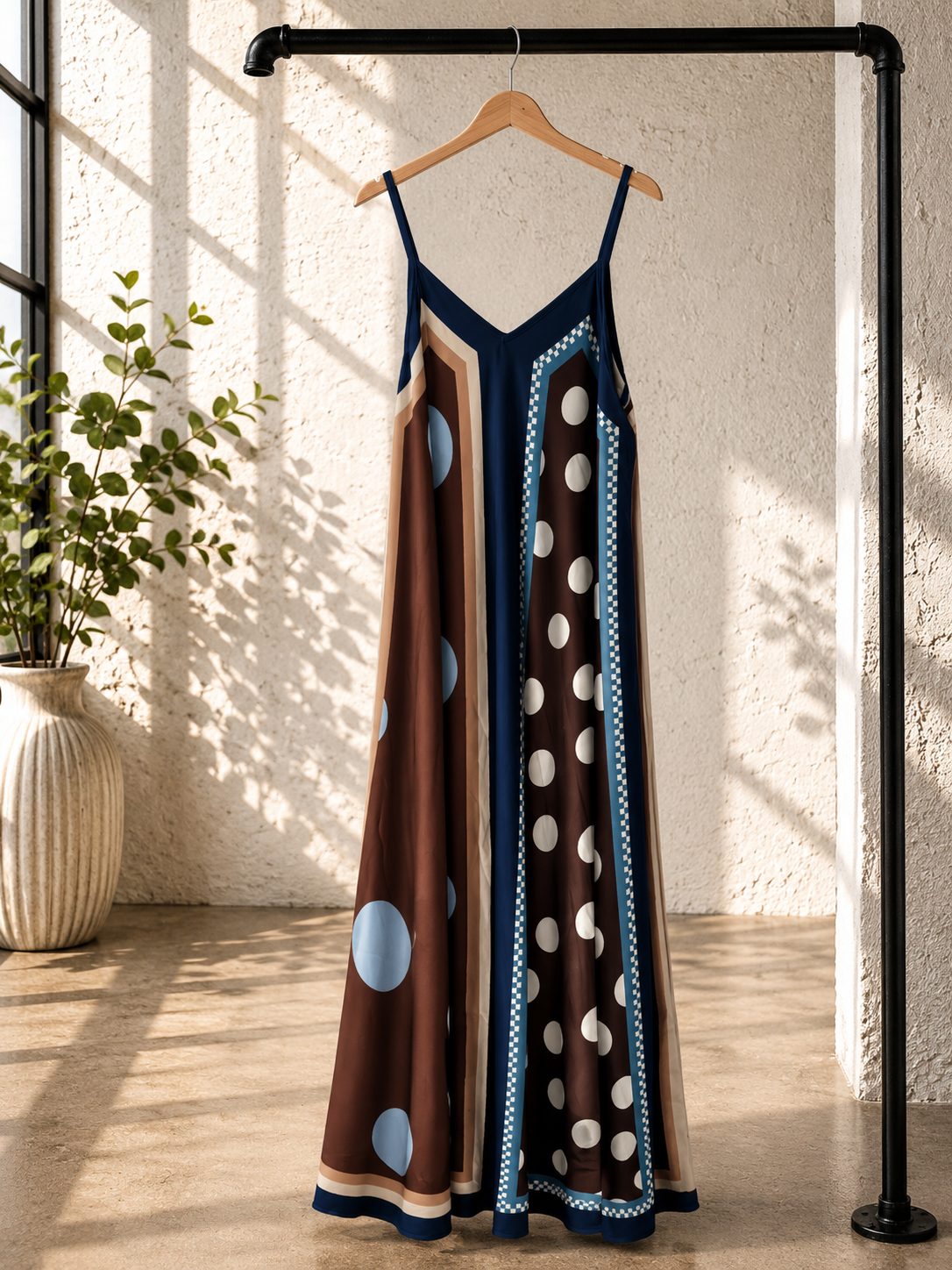 Polka Dots Kleid Ronda – Made in Italy | passend bis Größe 42