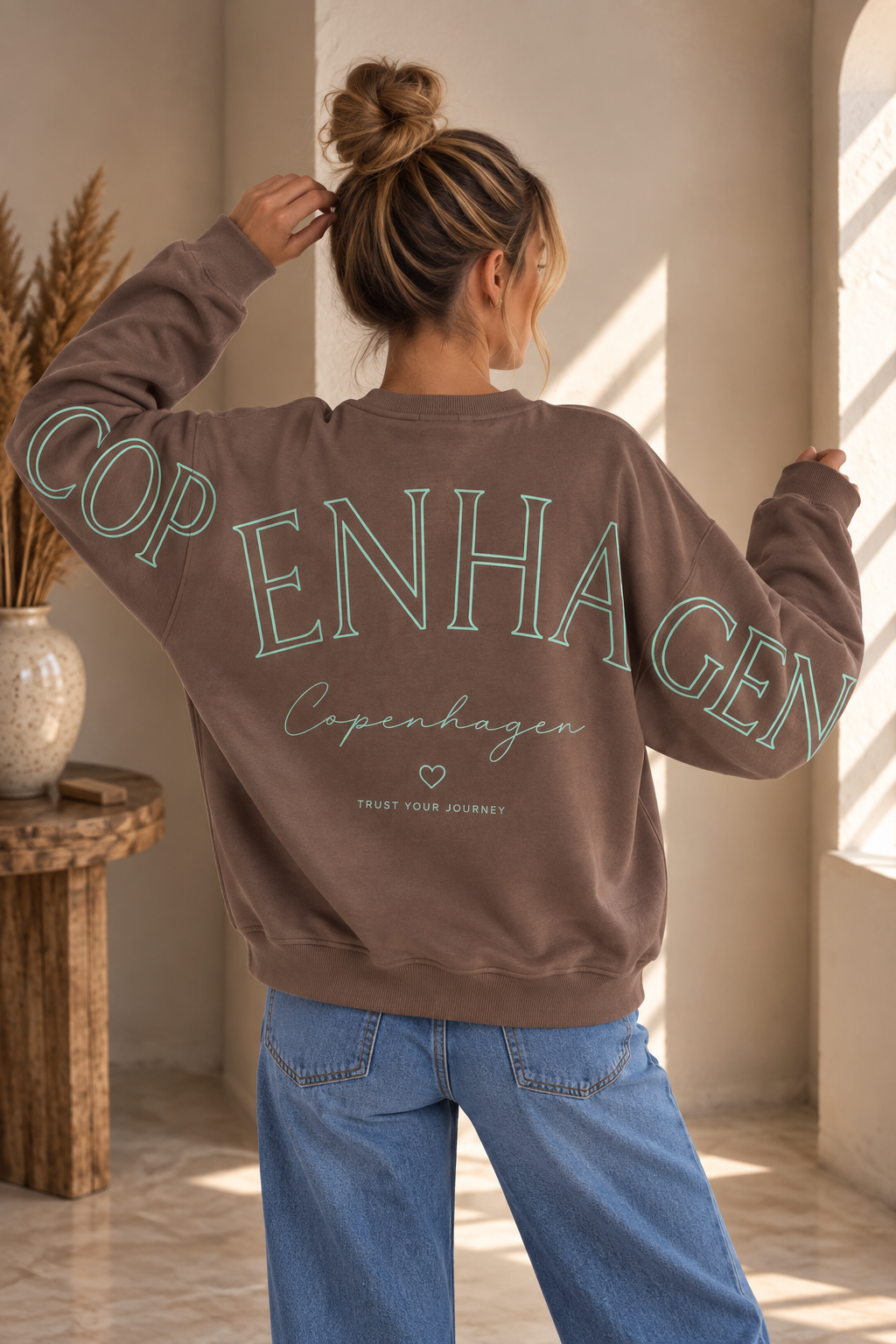 Sweatshirt Copenhagen I NO. SW0016 I lässiger Oversize-Look I Made in Italy 34-42/44