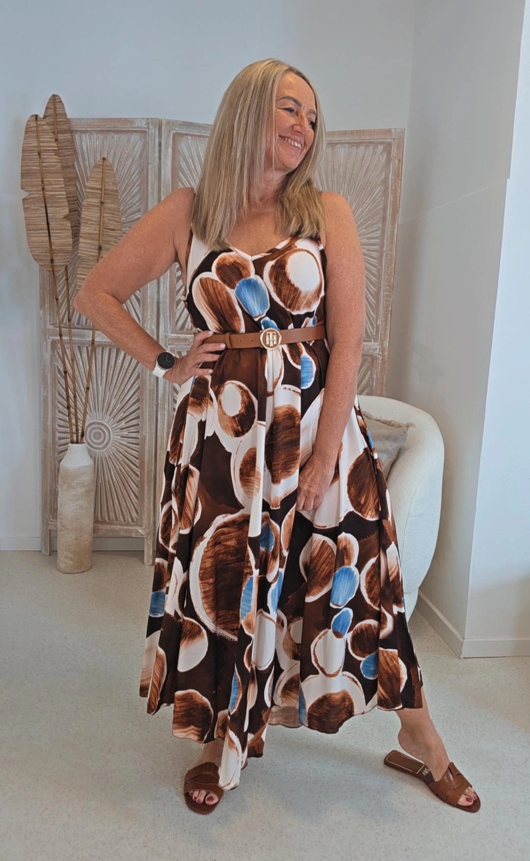 SOMMERKLEID VIVIAN CIRCLE 34-42/44 Made in Italy 