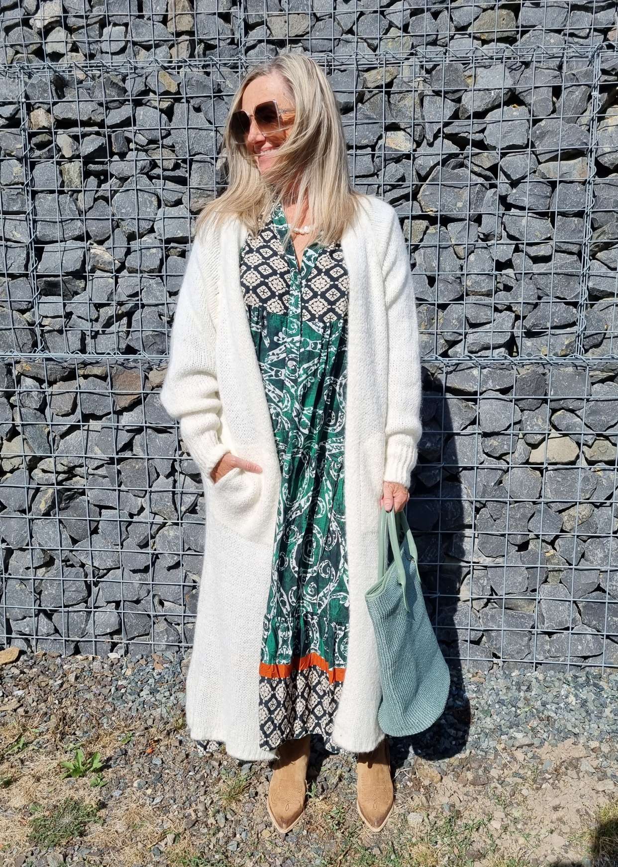 EDLER KNIT CARDIGAN CHRISTIN WOLLWEISS MOHAIR 34-42 Made in Italy Strickjacke Strickmantel Mantel EDLER KNIT CARDIGAN CHRISTIN WOLLWEISS MOHAIR 34-42 Made in Italy Strickjacke Strickmantel Mantel