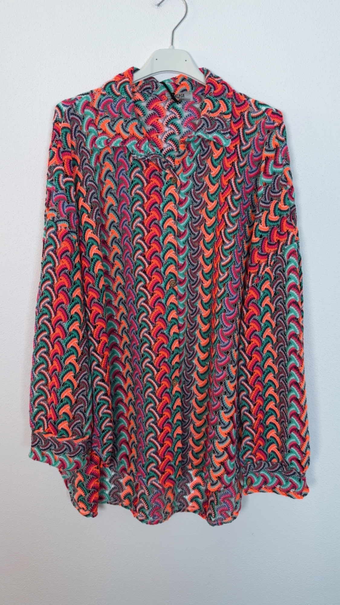 🌺✨ Strick Bluse Carly Multicolor Made in Itlay 34-42/44