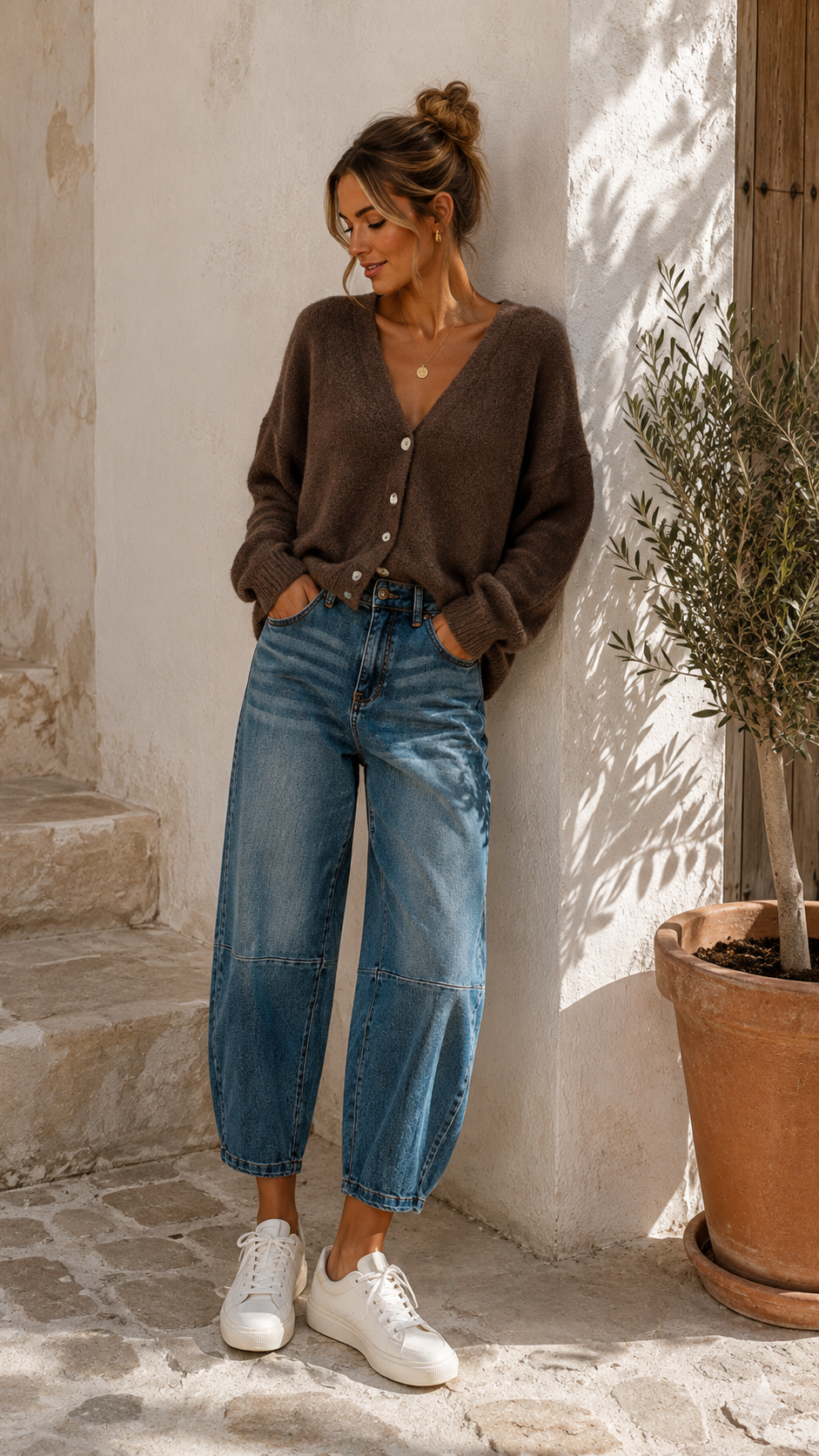 Agnetha – Oversize Alpaka Strickjacke | Made in Italya Cardigan  34-44