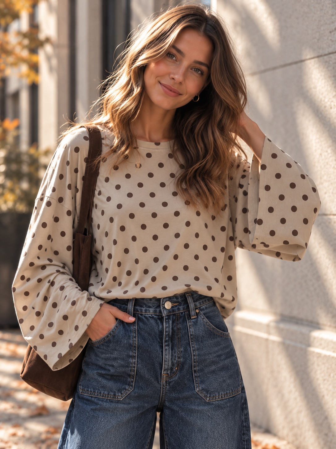Longsleeve Dots I LS0146 I Made in Italy 34-42/44