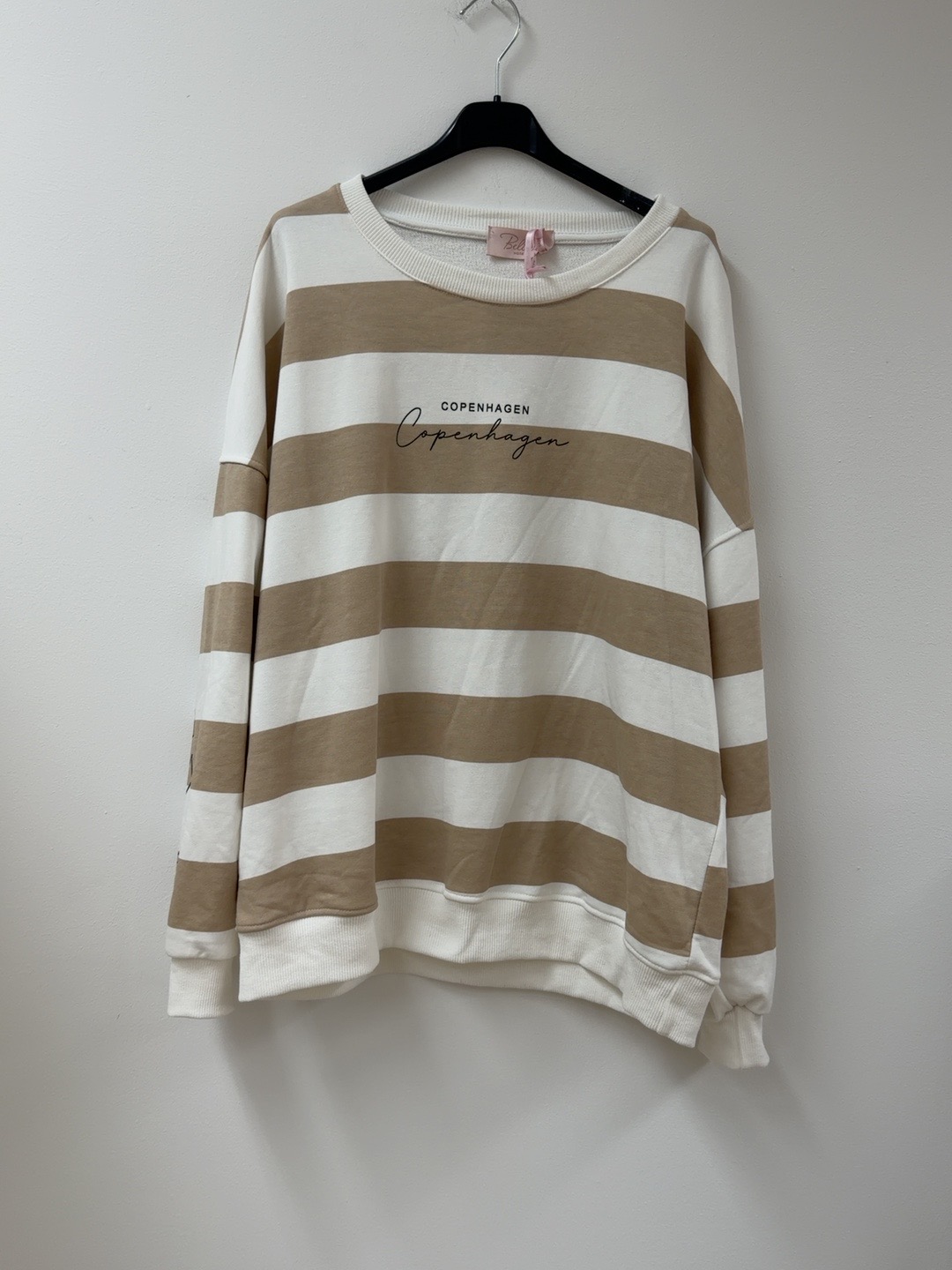 Sweatshirt Copenhagen Blockstreifen I NO. SW0072 I lässiger Oversize-Look I Made in Italy 34-42/44