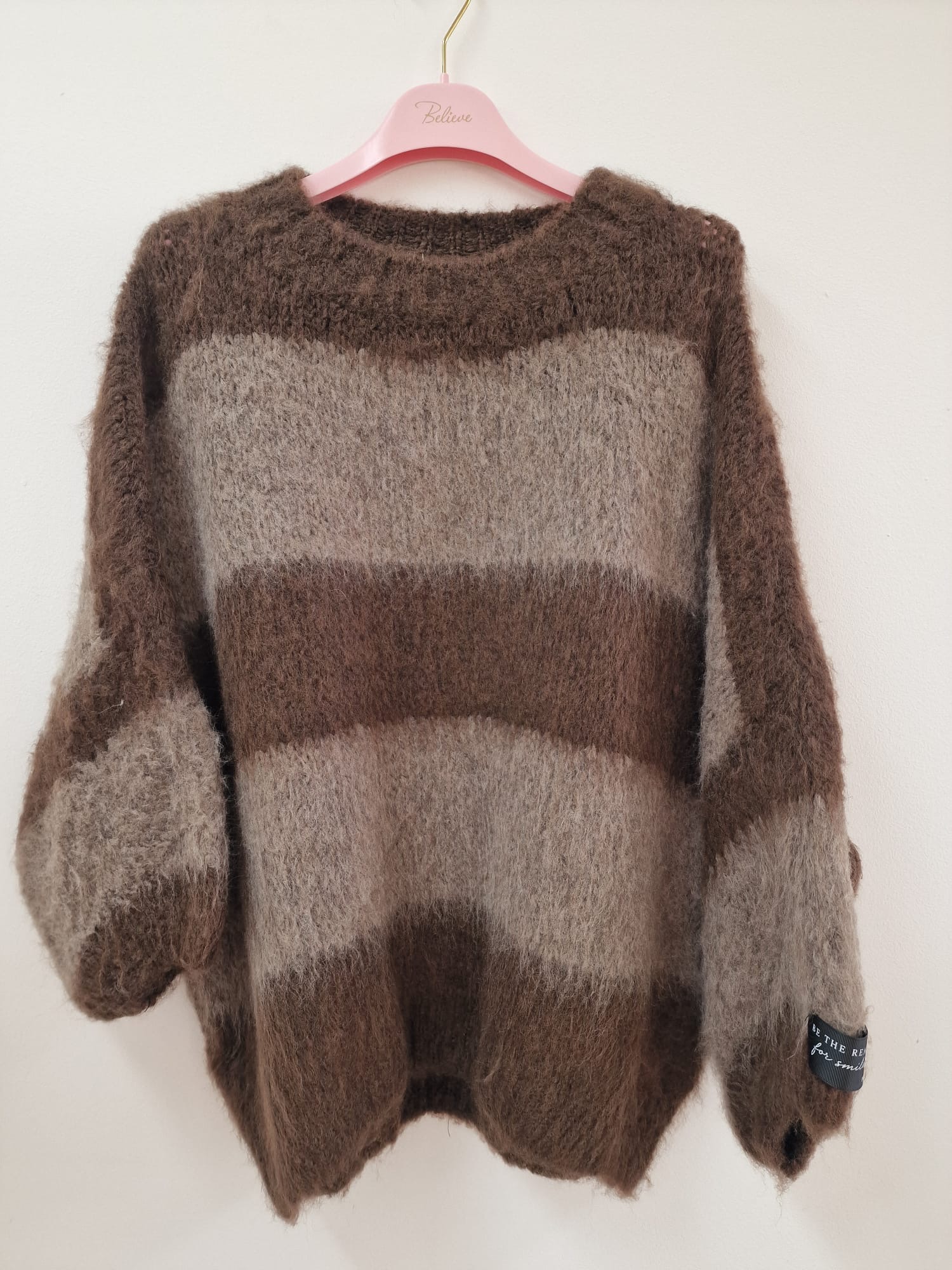 Kuschelpullover SP0082 – Made in Italy Gr. 34-42 Strick Pullover