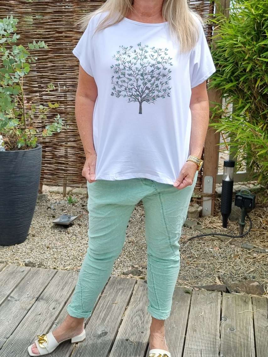 BAGGY JOGPANT CHRISTINA MINT GRÜN 36-42 Made in Italy Freizeit Hose Jogger Jogginghose Stoffhose BAGGY JOGPANT CHRISTINA MINT GRÜN 36-42 Made in Italy Freizeit Hose Jogger Jogginghose Stoffhose