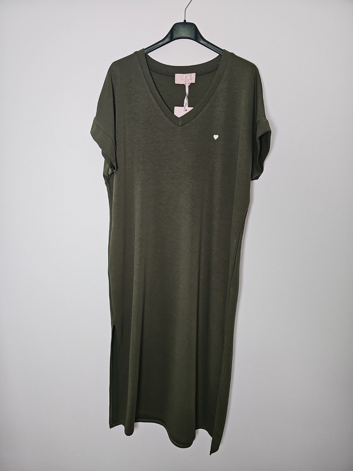 Sweatshirt-Kleid Taliya Mini Herz Made in Italy 34-42/44