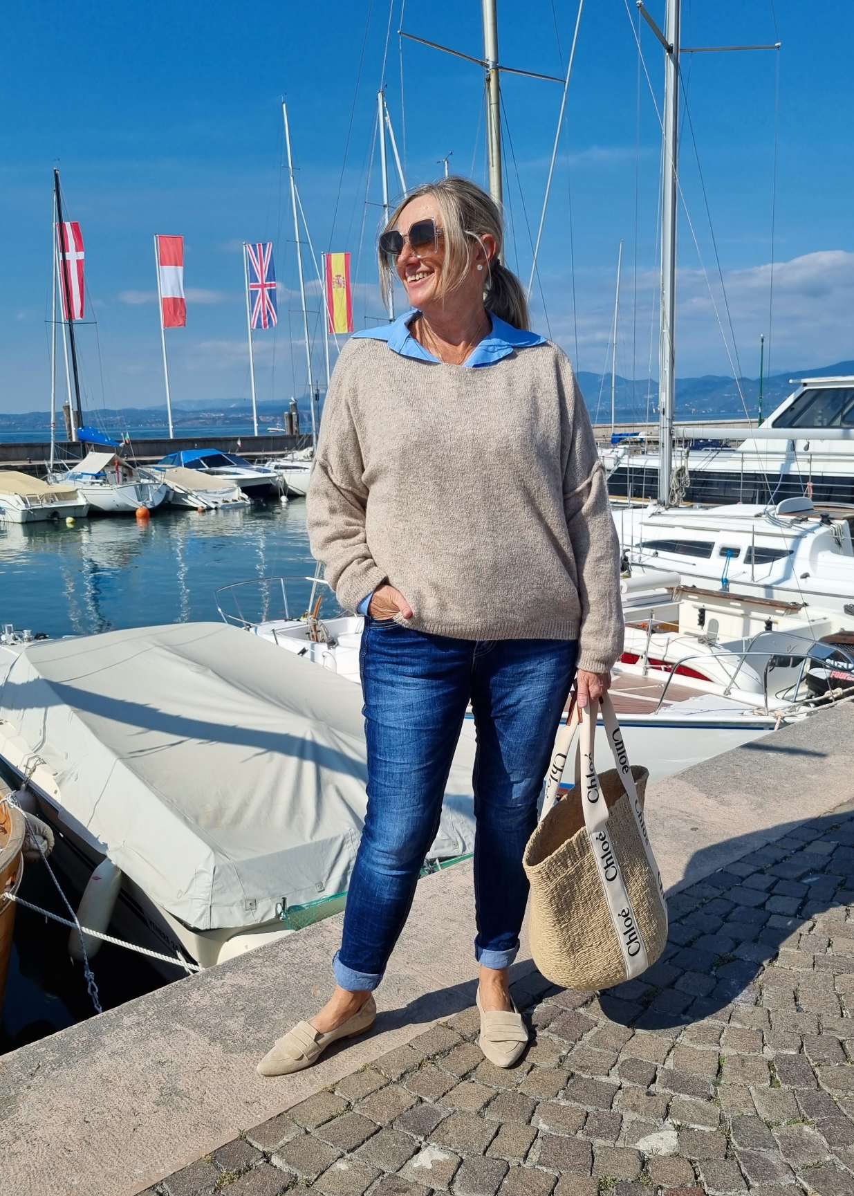 KNIT SWEATER LORENA BEIGE Made in Italy 34-42 Strick Pullover KNIT SWEATER LORENA BEIGE Made in Italy 34-42 Strick Pullover