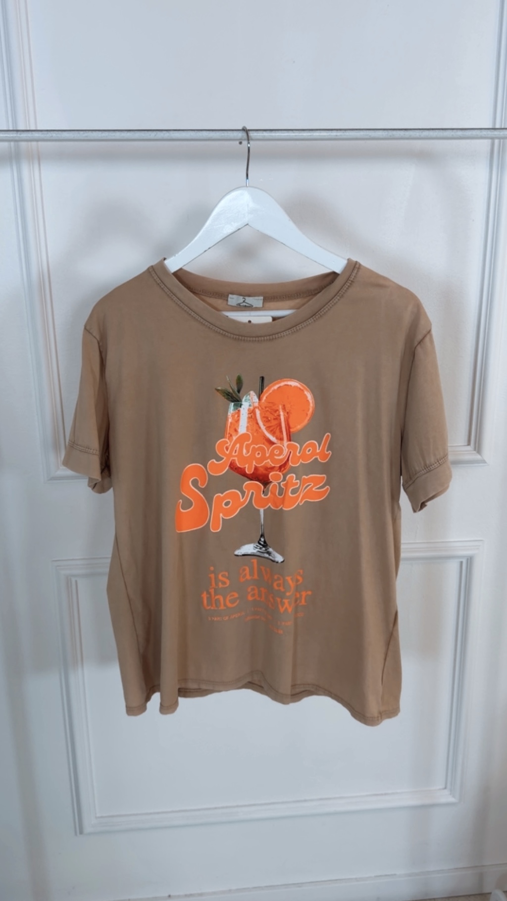 STATEMENT T-SHIRT ORANGINA COCKTAILAUFDRUCK 34-42