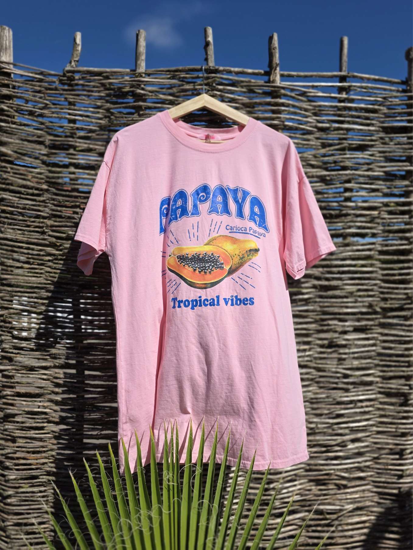STATEMENT T-SHIRT PAPAYA Made in Italy 34-42 