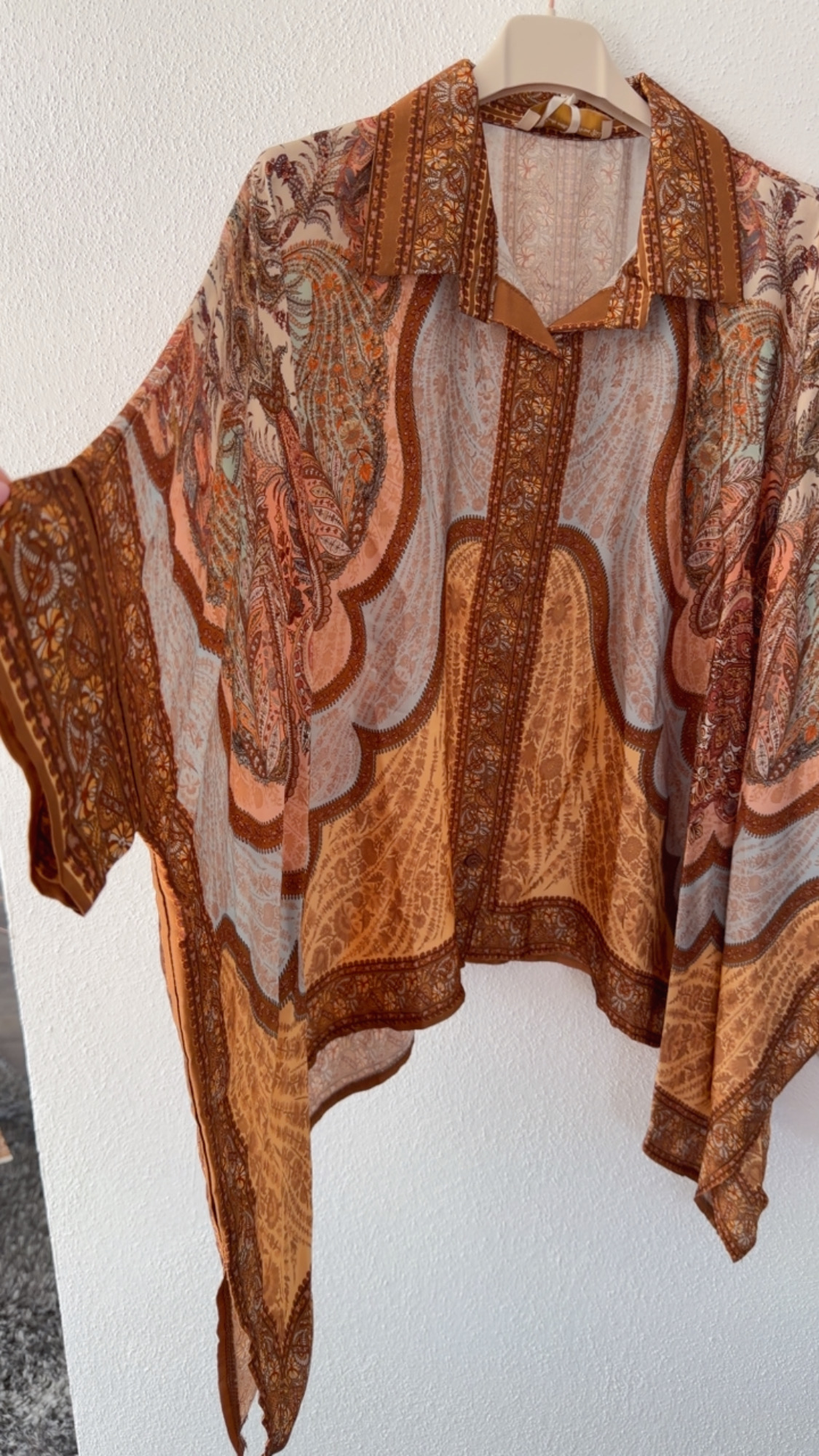 Silky Signature Bluse „Aurelia“ Made in Italy Gr. 34-44/46 Premium Kollektion
