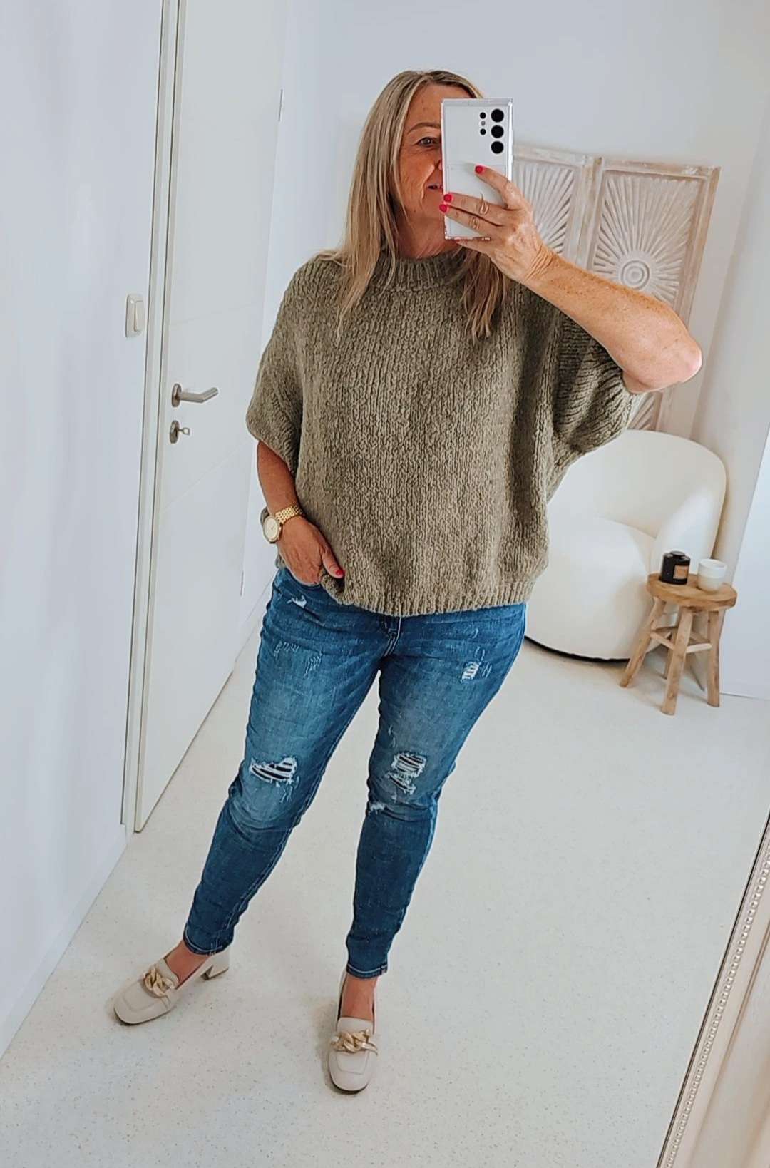 STRICKPULLOVER ELLI Strick Pullover Made in Italy 34-38 Knit Sweater STRICKPULLOVER ELLI Strick Pullover Made in Italy 34-38 Knit Sweater