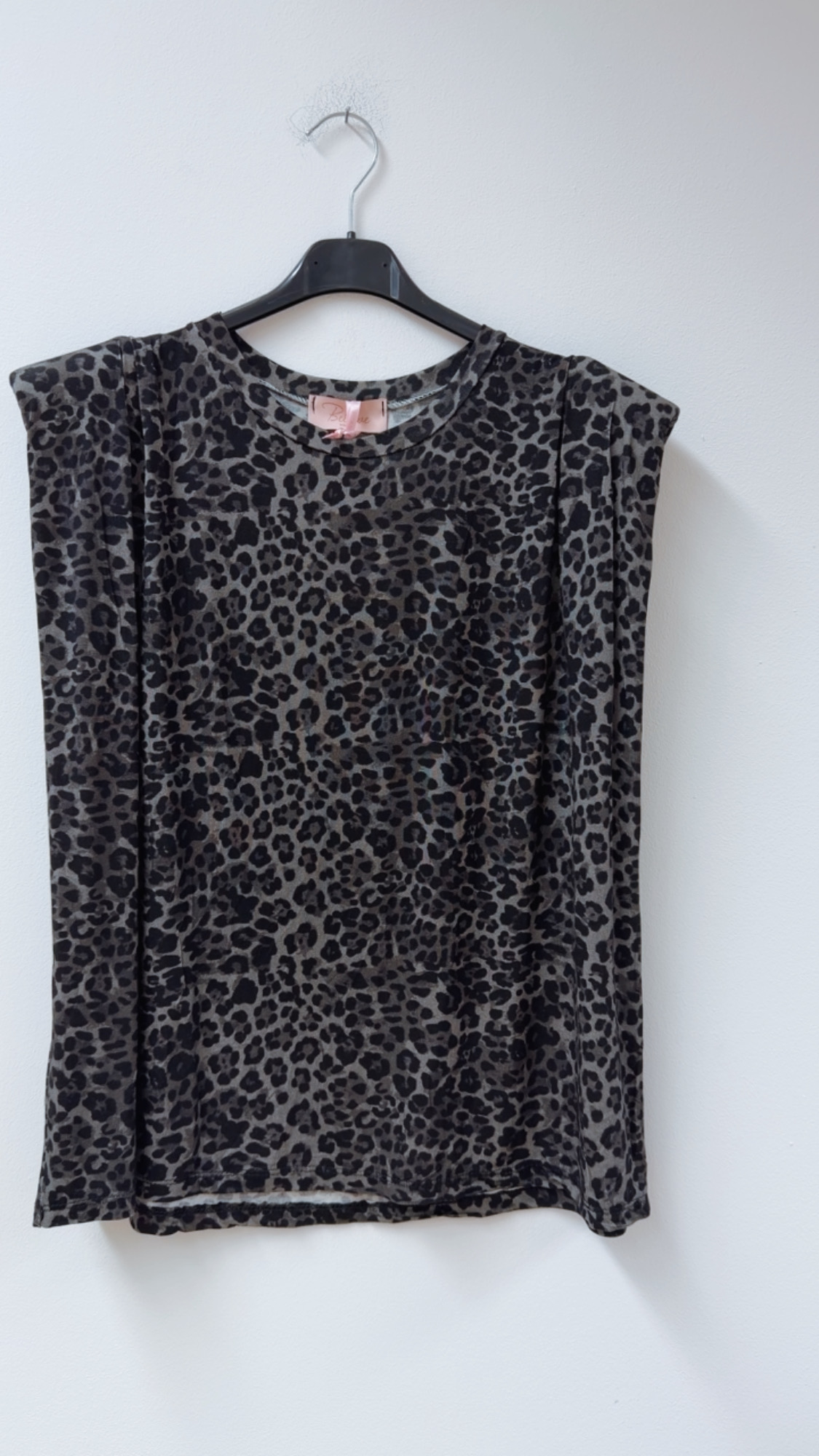 Shirt Talina LEO  mit Schulterpolstern Made in Italy 34-42/44