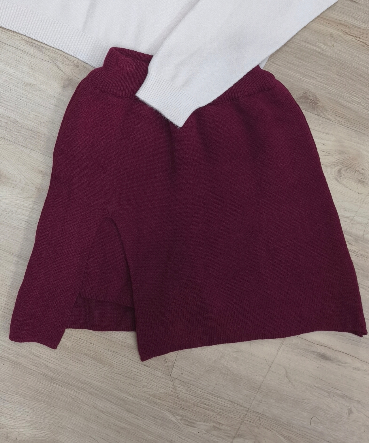 Strickrock 2-in-1 mit integrierter Shorts I HR0171 I 34-40/42 I Made in Italy