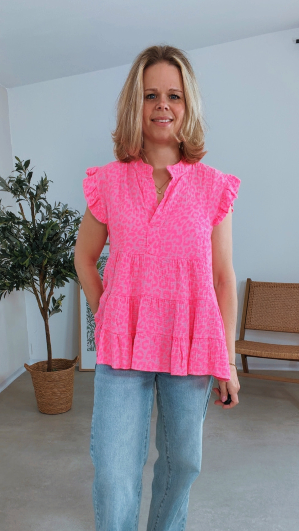 MUSSELIN BASIC SHIRT BETTINA LEO  Made in Italy 34-40/42