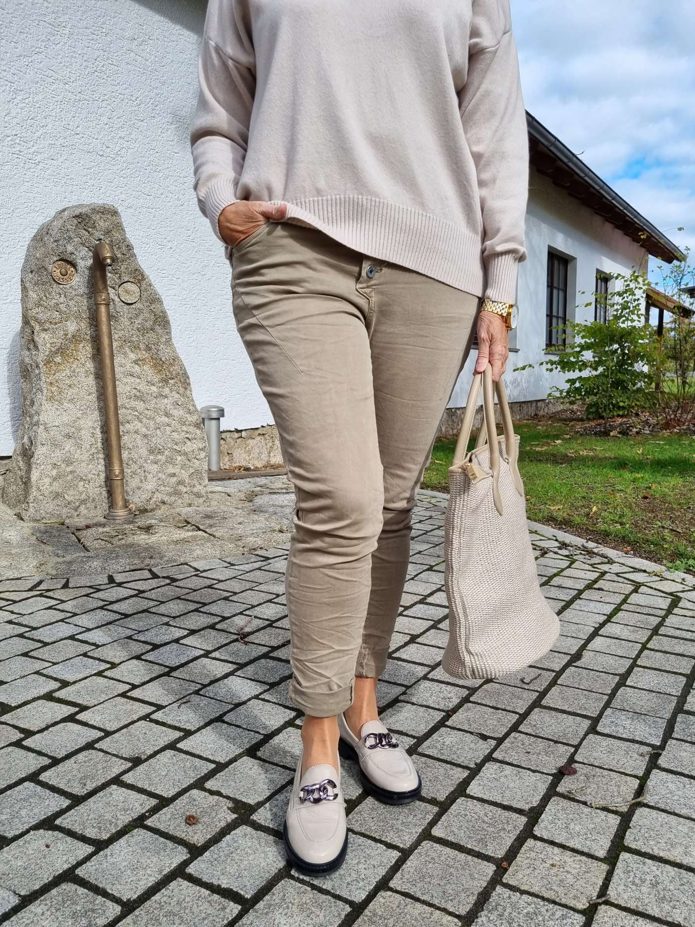 BASIC JEANS JASMIN BEIGE - VARIANTENARTIKEL Denim Hose Skinny HELLBRAUN BASIC JEANS JASMIN BEIGE - VARIANTENARTIKEL Denim Hose Skinny HELLBRAUN