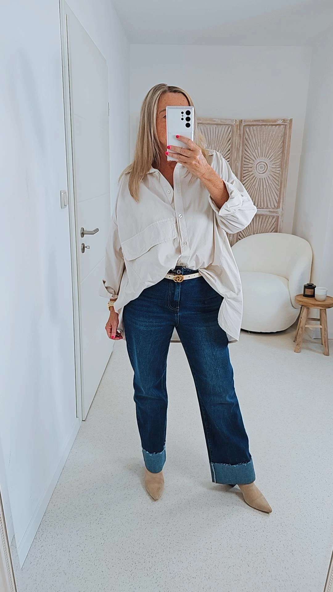 OVERSIZE BLUSE MIA 36 - 4 4 Made in Italy Basic Bluse OVERSIZE BLUSE MIA 36 - 4 4 Made in Italy Basic Bluse