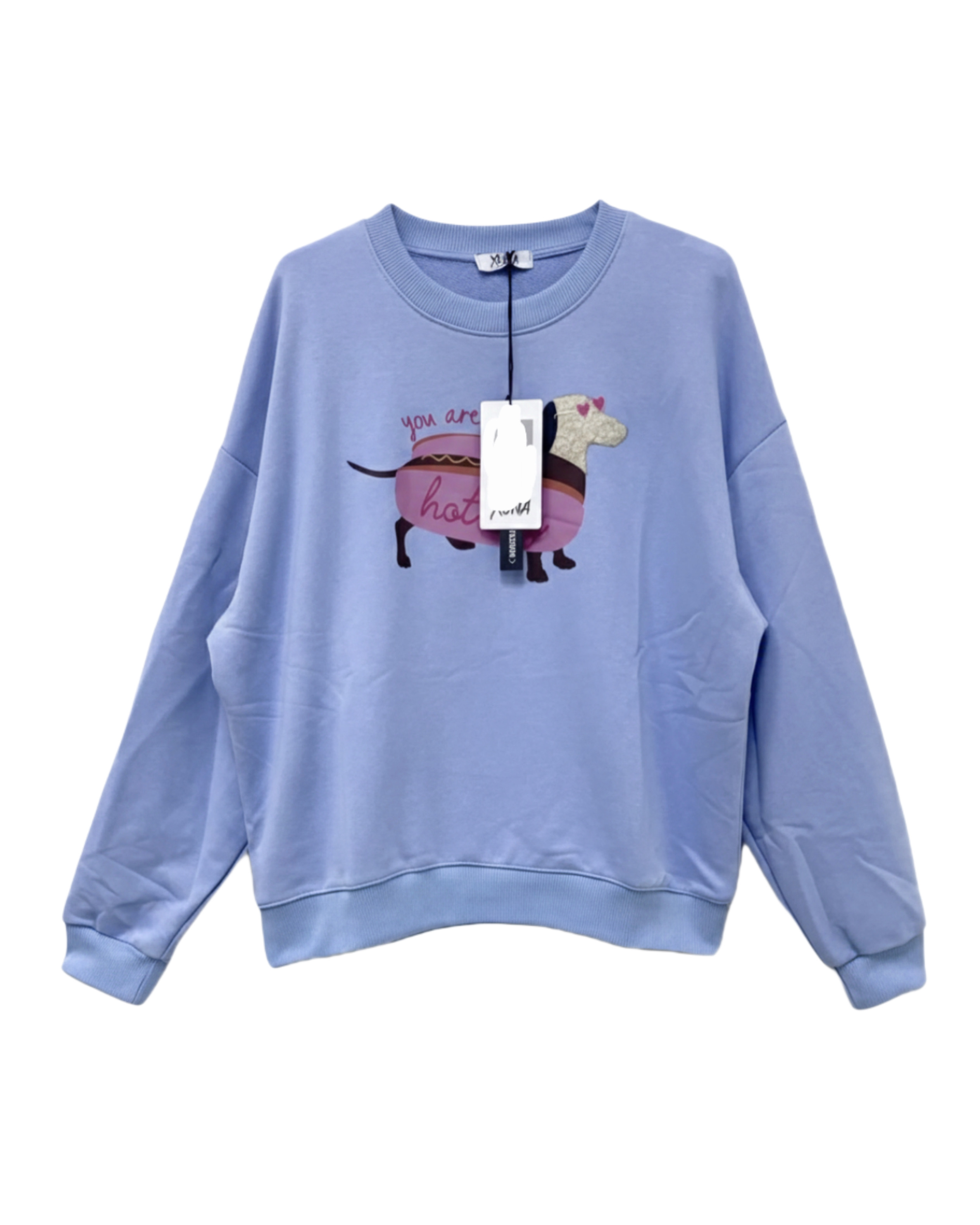 🐾 Sweatshirt „Dackel – HOT DOG Sweater 34-40/42