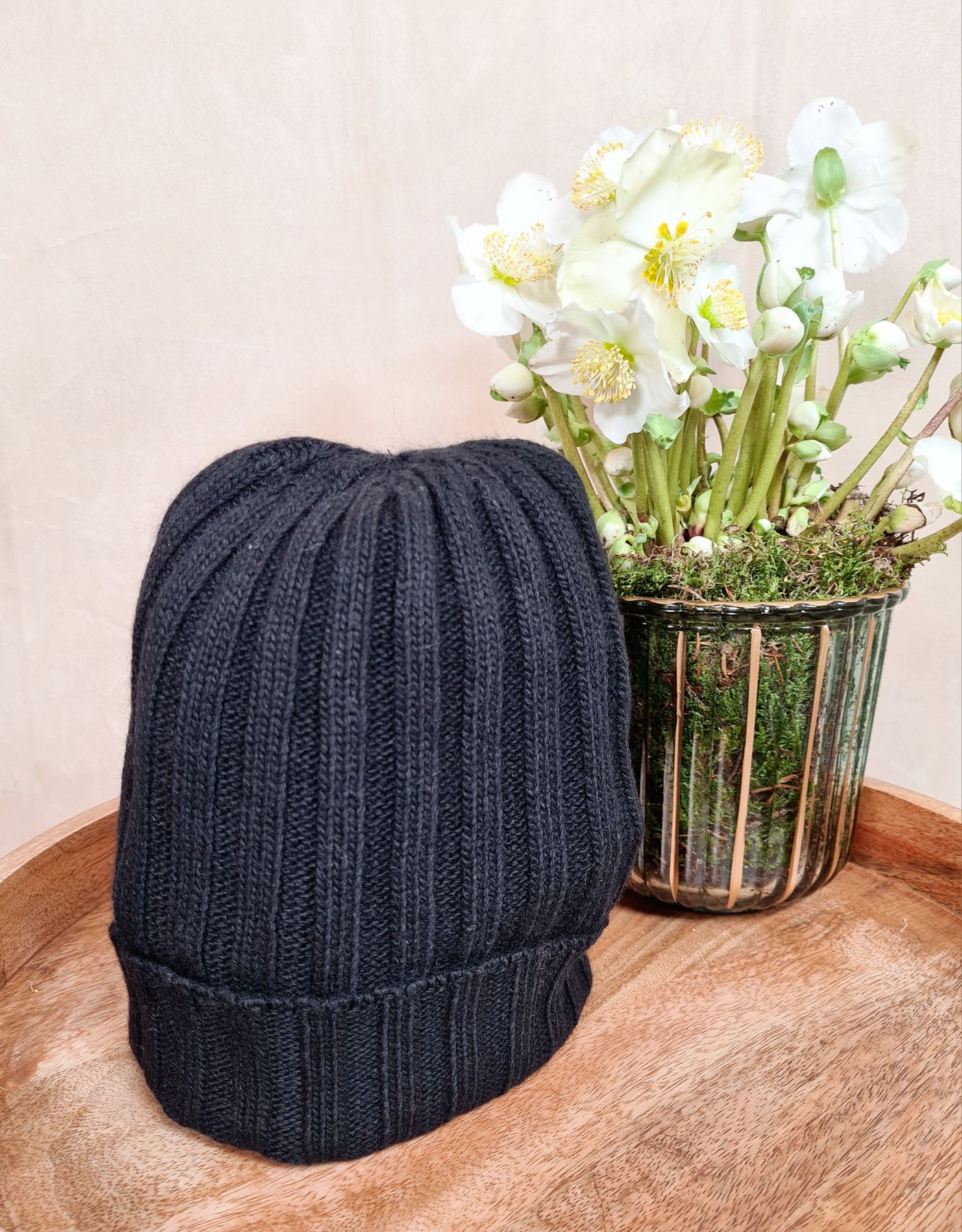 BASIC BEANIE ALASKA SCHWARZ Wintermütze Made in Italy Ripp Strick Mütze verschiedene Farben BASIC BEANIE ALASKA SCHWARZ Wintermütze Made in Italy Ripp Strick Mütze verschiedene Farben