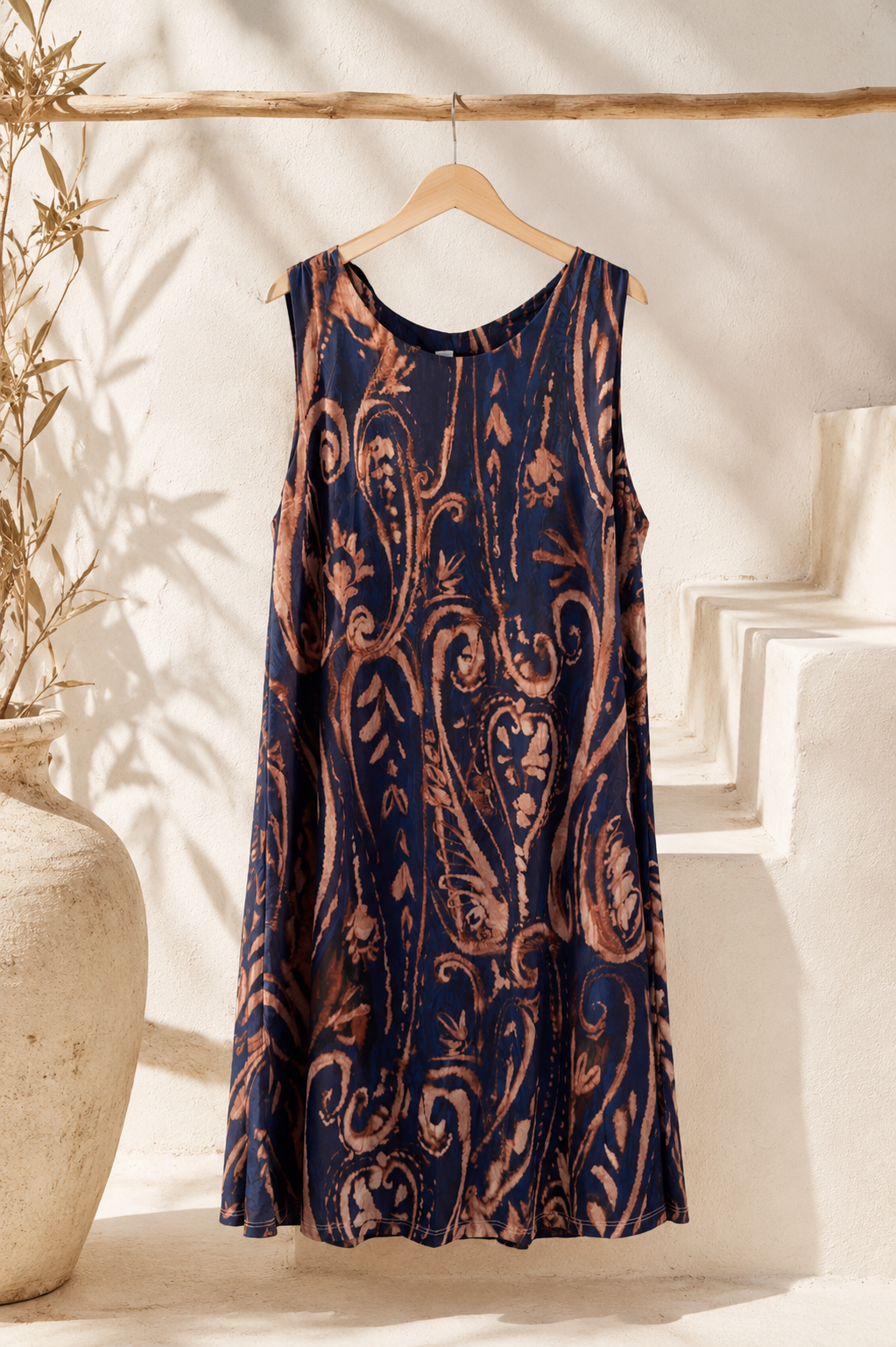Kofferkleid Mirea Made in Italy Gr. 34-44 Viskose Mix Kleid