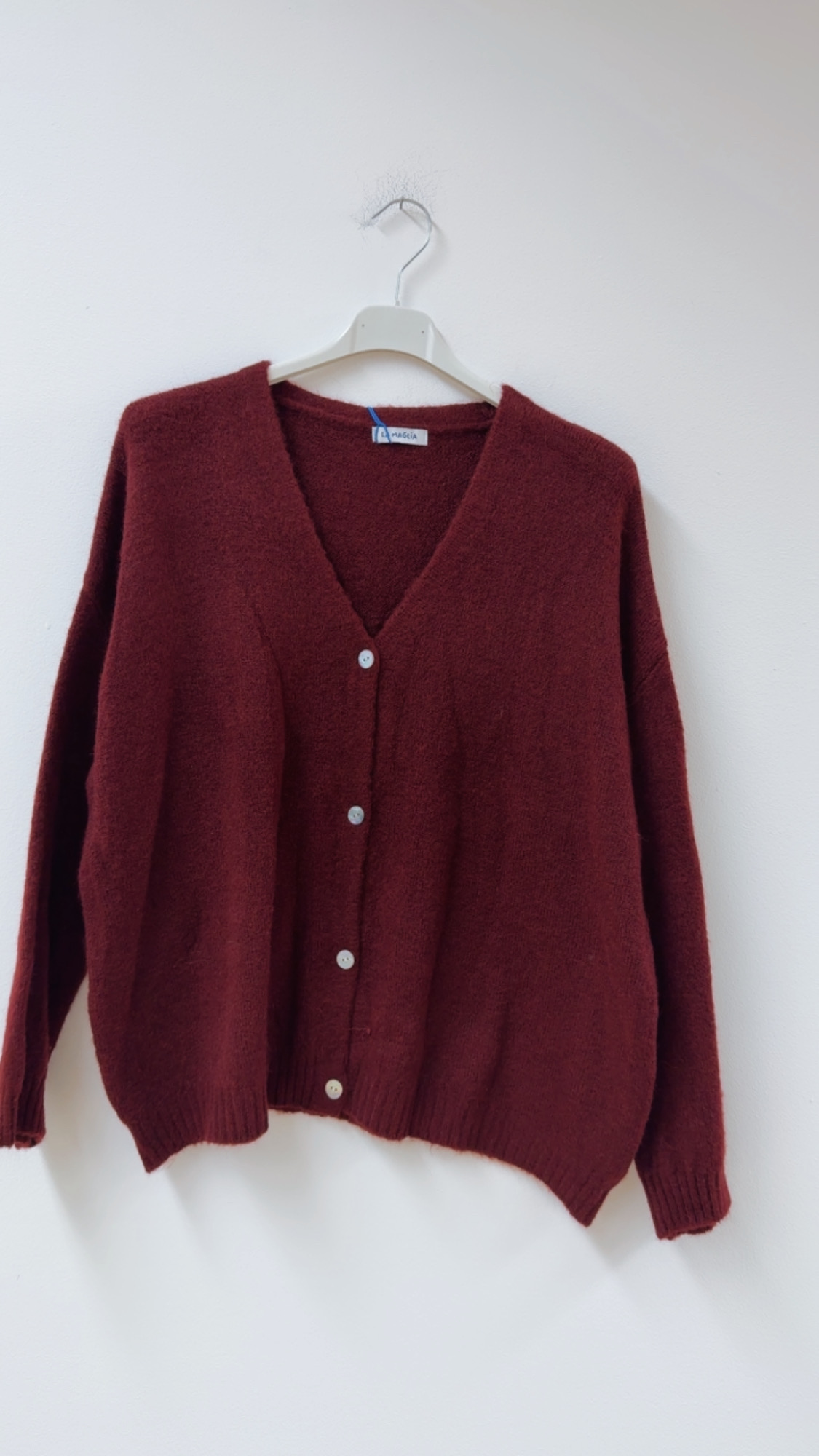 Agnetha – Oversize Alpaka Strickjacke | Made in Italya Cardigan  34-44